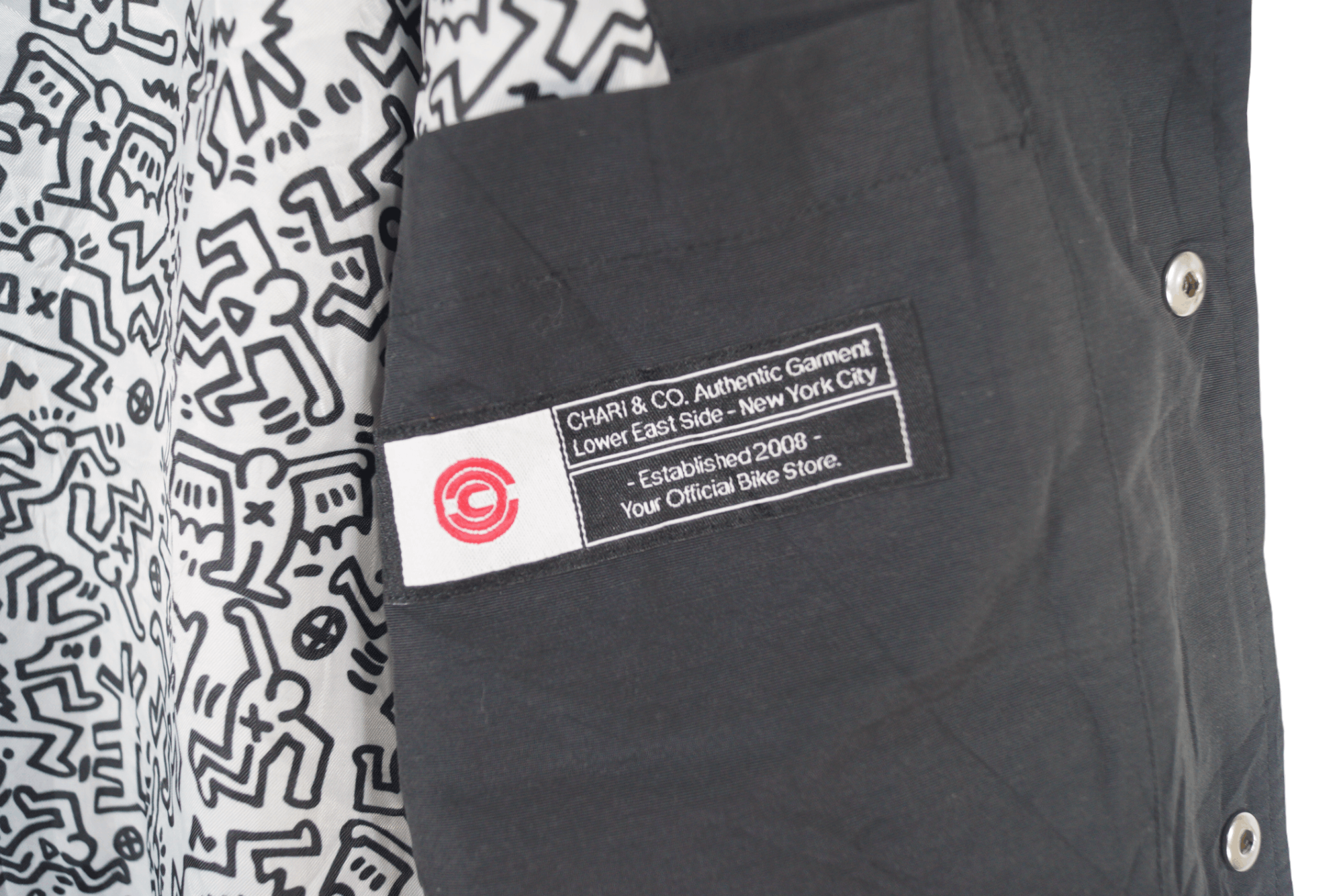 Keith Haring × Vintage Rare Keith Haring X Chari&Co Light Jacket Buttonup Size US XL / EU 56 / 4 - 4 Thumbnail