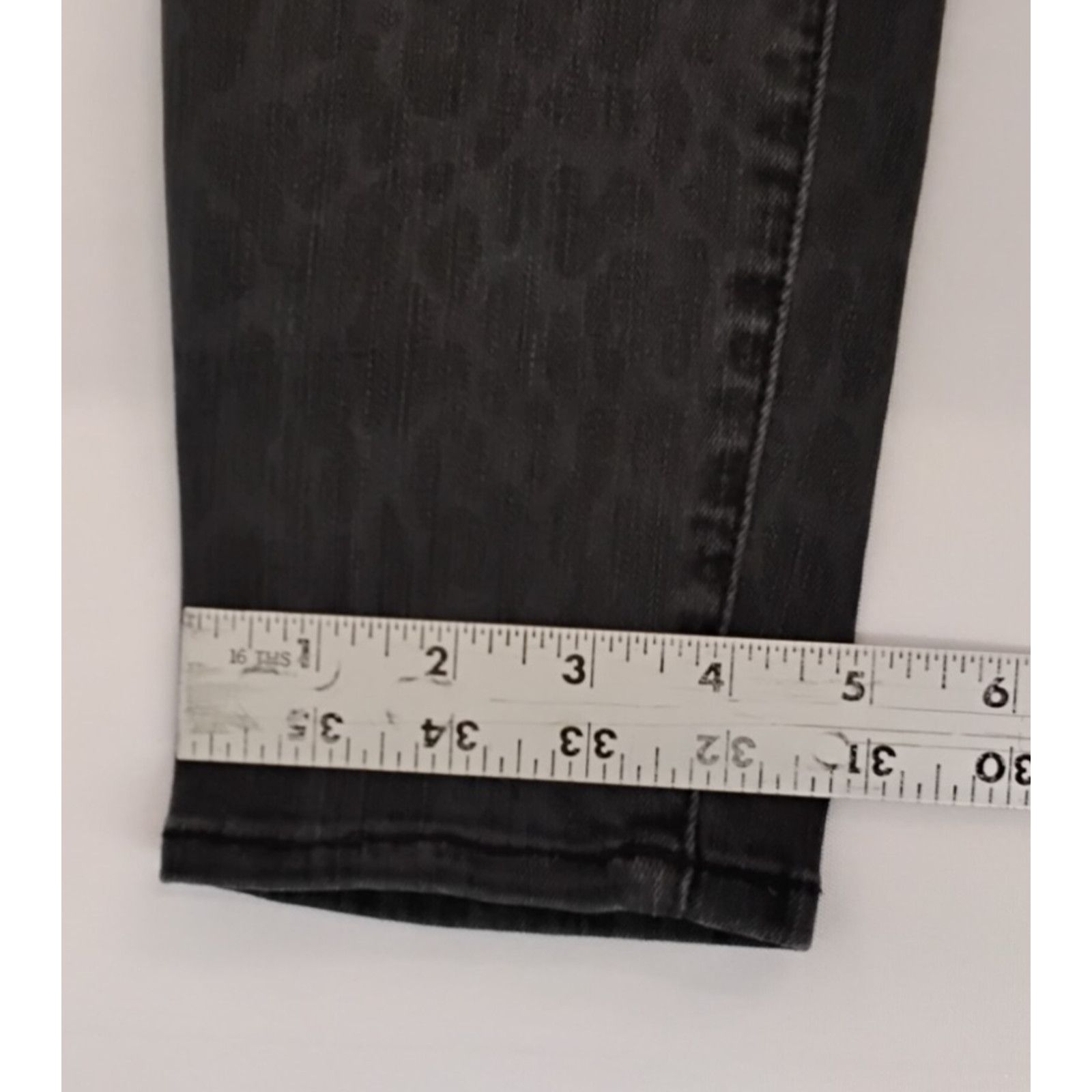 MOTHER Mother High Waist Looker Jean Women's 28 Gray Leopard Print Size 28" / US 6 / IT 42 - 12 Thumbnail