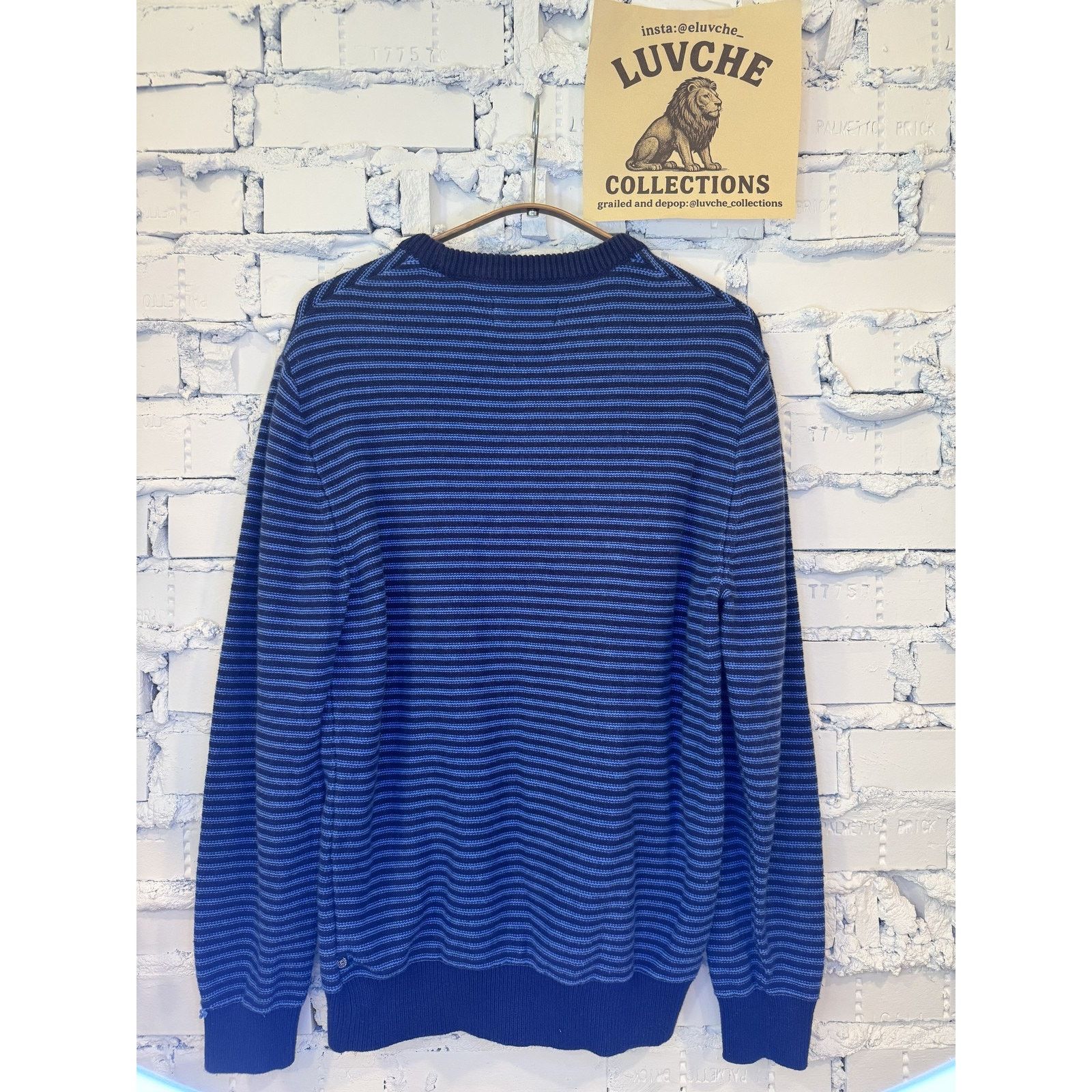 Chaps Chaps Sweater Striped Crewneck Pullover Classic Knit Size US S / EU 44-46 / 1 - 2 Thumbnail