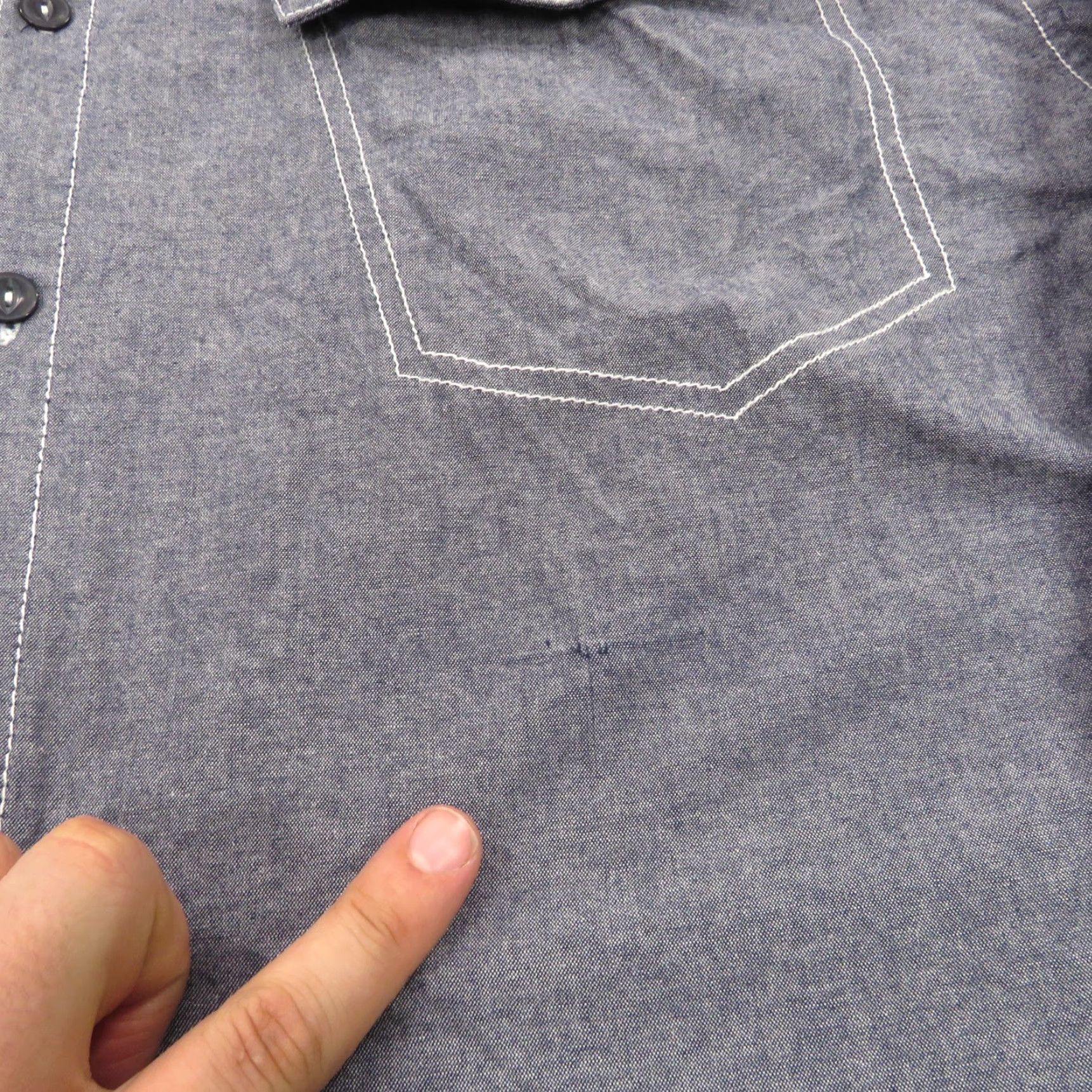 Vintage VINTAGE Girbaud Shirt Men 3XL Denim Chambray Utility Streetwear 90s Shirt Men 3XL Denim Chambray 90s Size US XXL / EU 58 / 5 - 3 Thumbnail