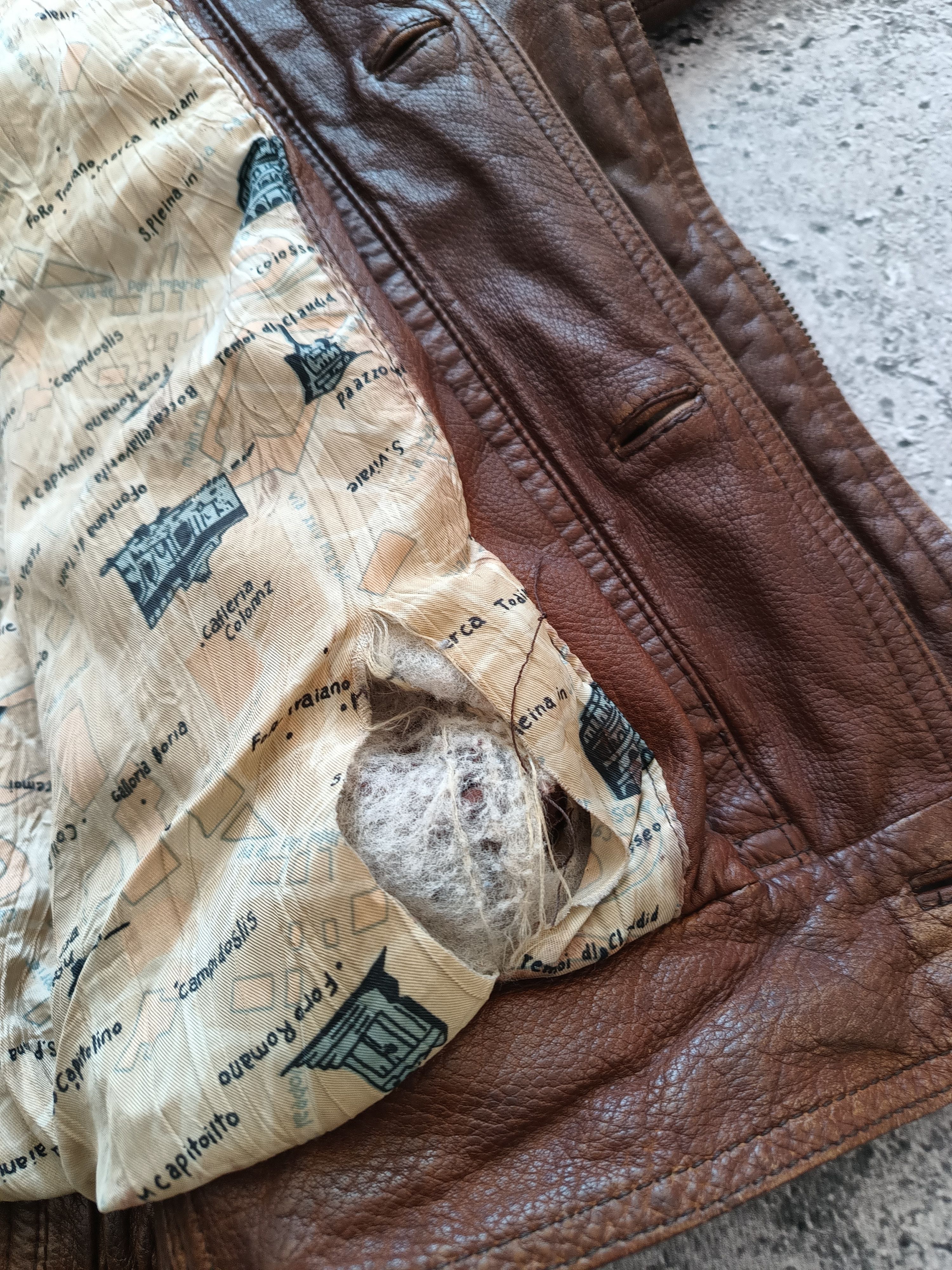 Vintage Vintage 90s Leather Motorcycle Jacket Premium Leather Size US M / EU 48-50 / 2 - 17 Thumbnail