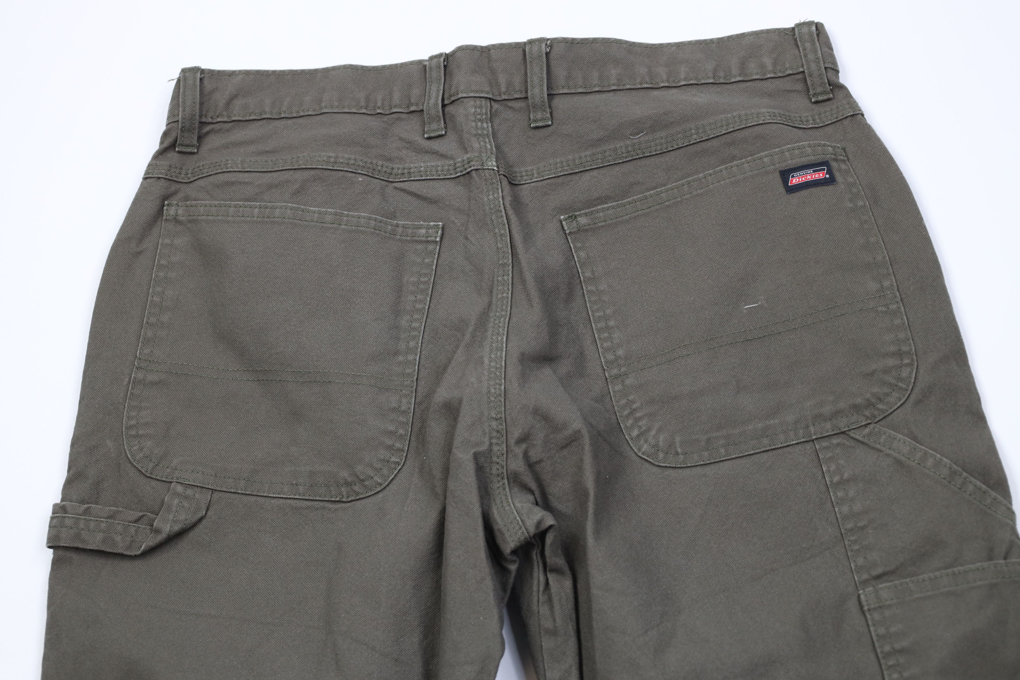 Dickies AS IS Vintage Y2K Dickies Off Wide Leg Dungaree Pants Green Size US 34 / EU 50 - 9 Thumbnail