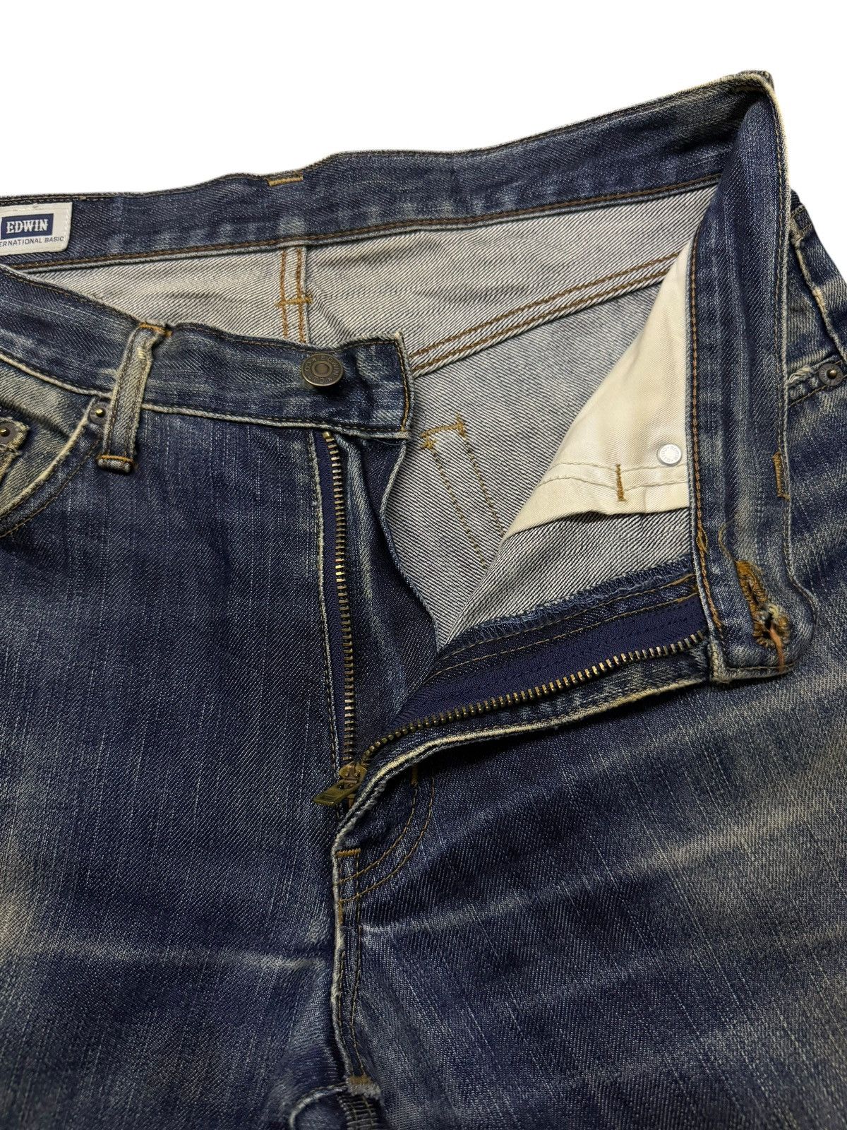 Edwin Vintage Edwin 403 Japan Denim Jeans | Vintage Straight | W32 Size US 32 / EU 48 - 9 Thumbnail