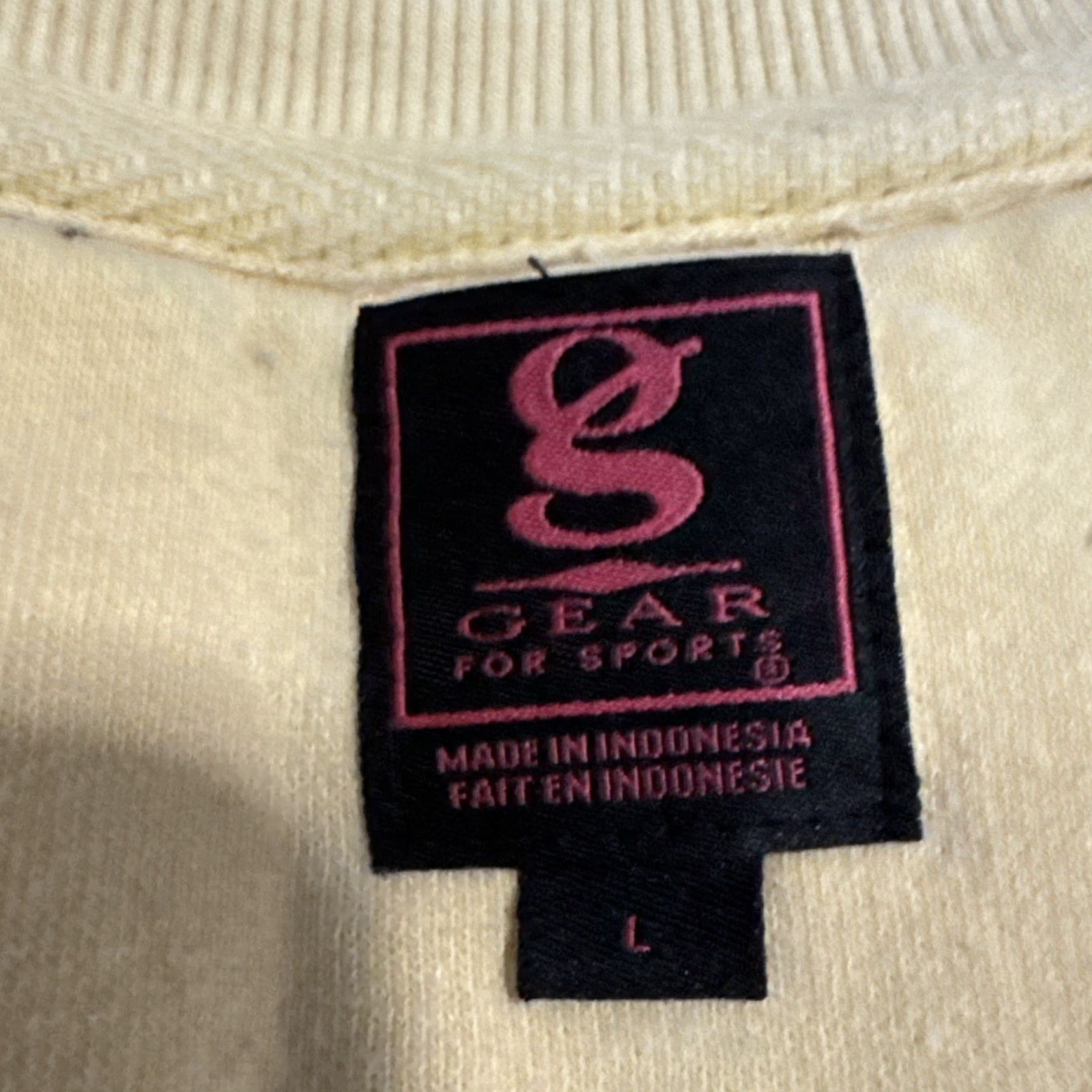 Vintage VINTAGE GEAR FOR SPORTS Sweatshirt Horse Racing Full Zip Women L Yellow Down Accent Zipper L Size L / US 10 / IT 46 - 4 Thumbnail