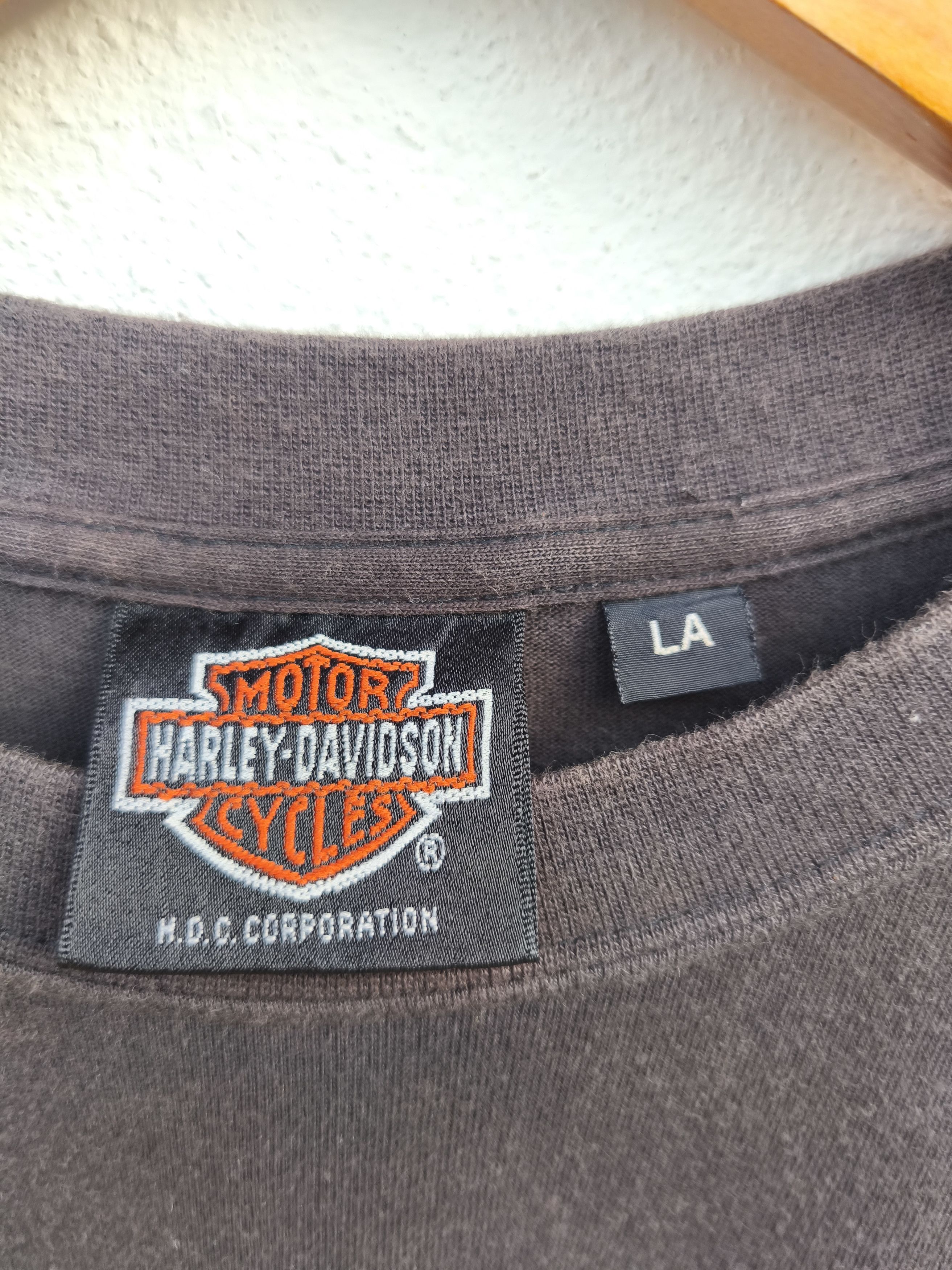 Harley Davidson Vintage 90s Vintage Harley Davidson t shirt Eagles Dragon Size US M / EU 48-50 / 2 - 10 Thumbnail