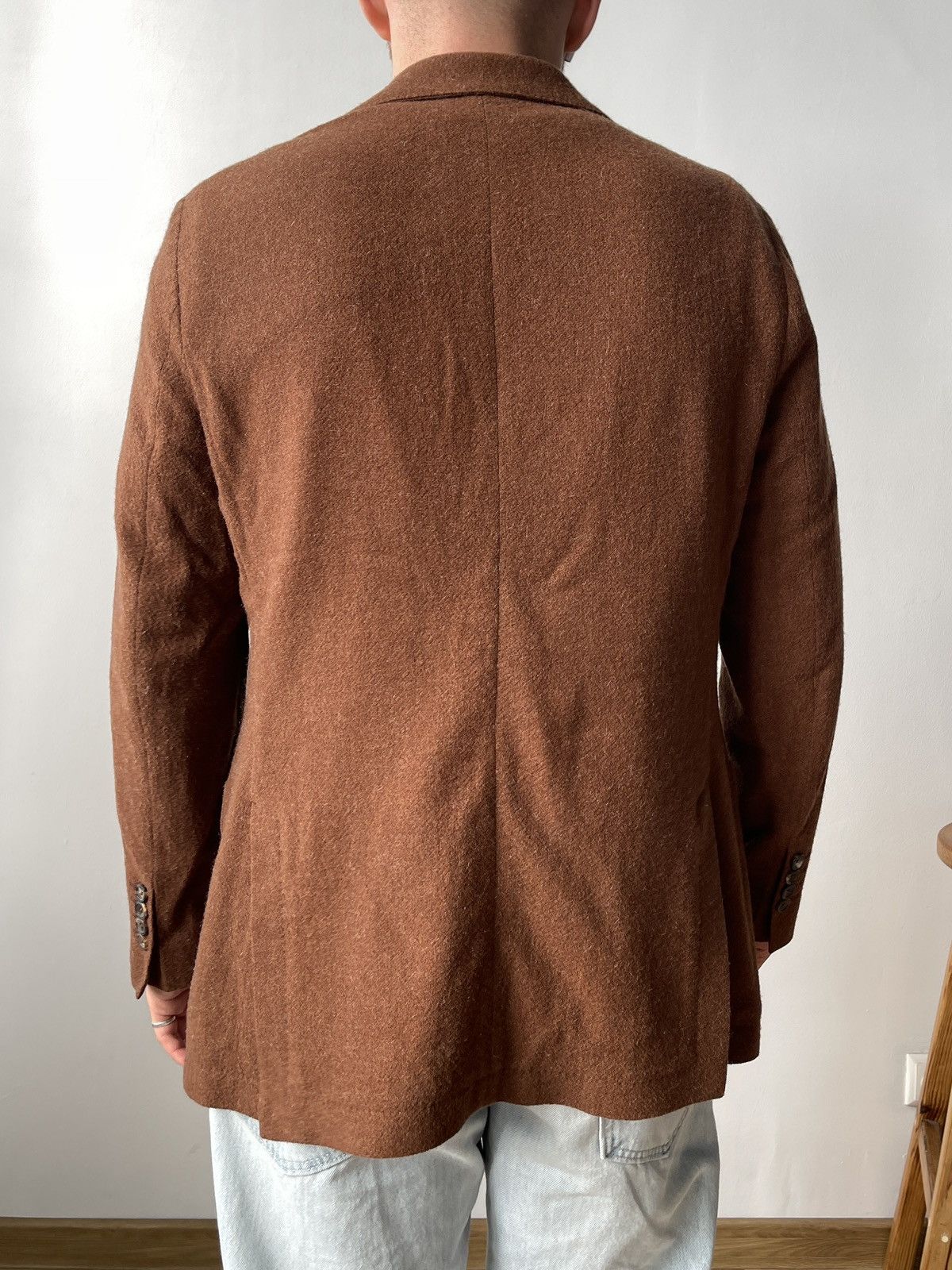 Circolo 1901 Circolo 1901 Men’s Wool Cashmere Brown Sport Blazer Size 52 Size 52S - 4 Thumbnail