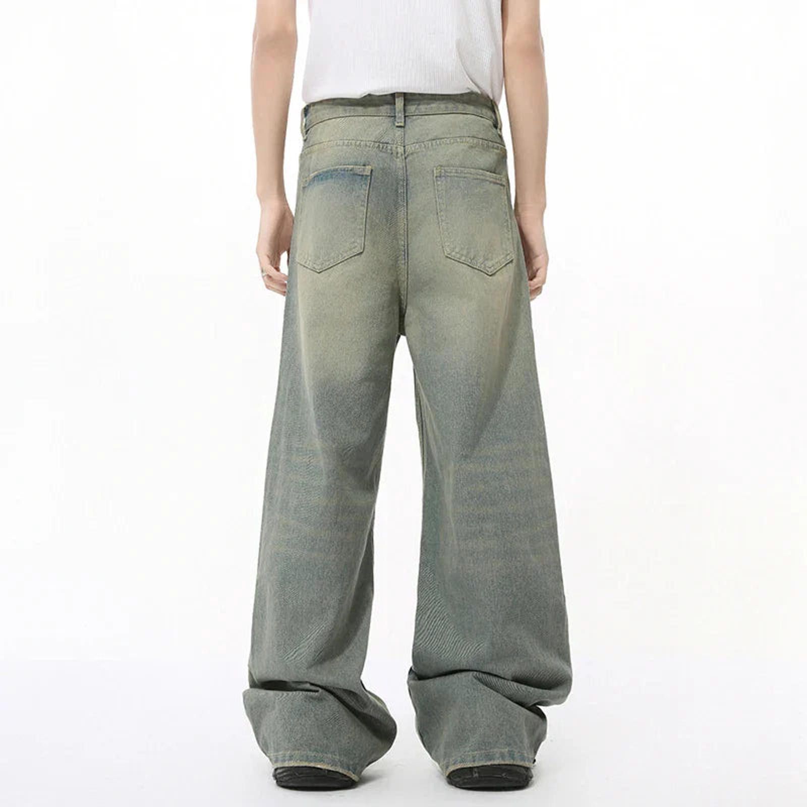 Other Light Wash Wide Denim Jeans Size US 32 / EU 48 - 5 Thumbnail