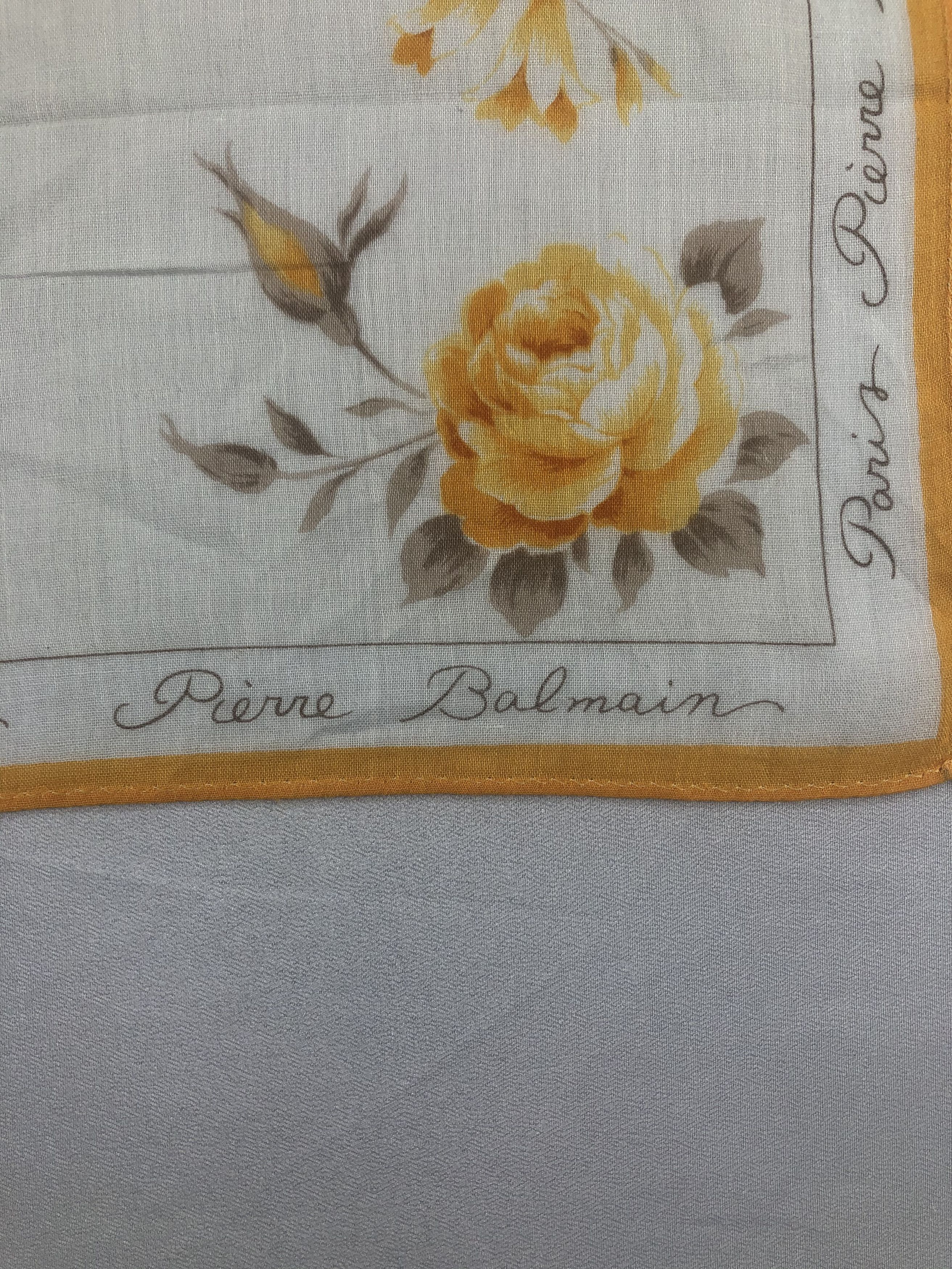 Pierre Balmain × Vintage Vintage Pierre Balmain Handkerchief / Bandana / Neckerchief Size ONE SIZE - 5 Thumbnail