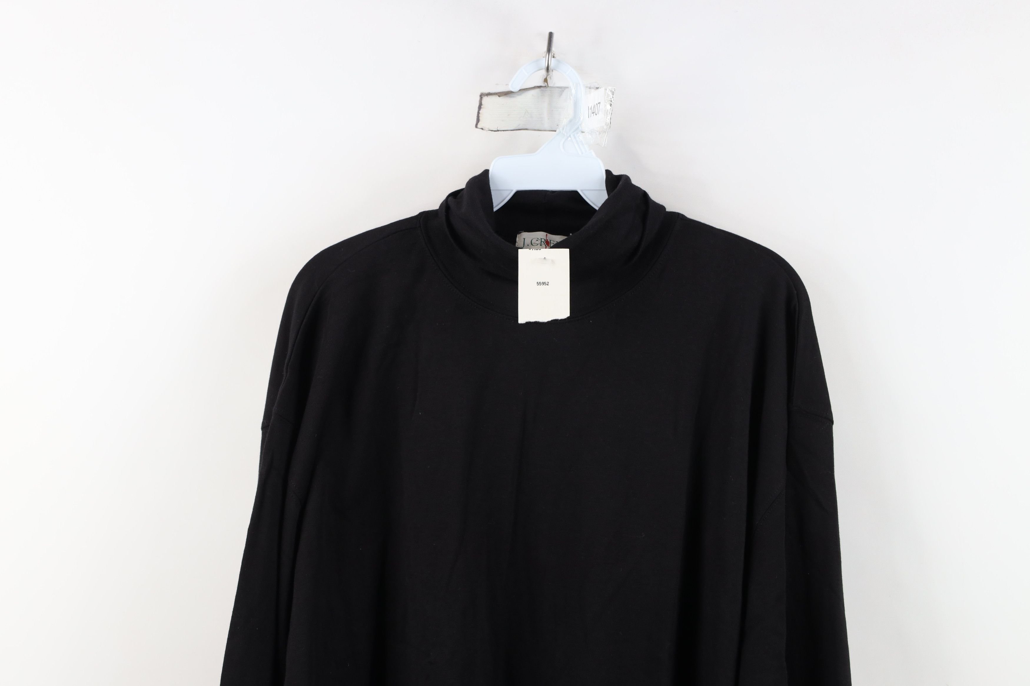 J.Crew Deadstock Vintage 90s J Crew Long Sleeve Turtleneck T-Shirt Size US XL / EU 56 / 4 - 2 Thumbnail