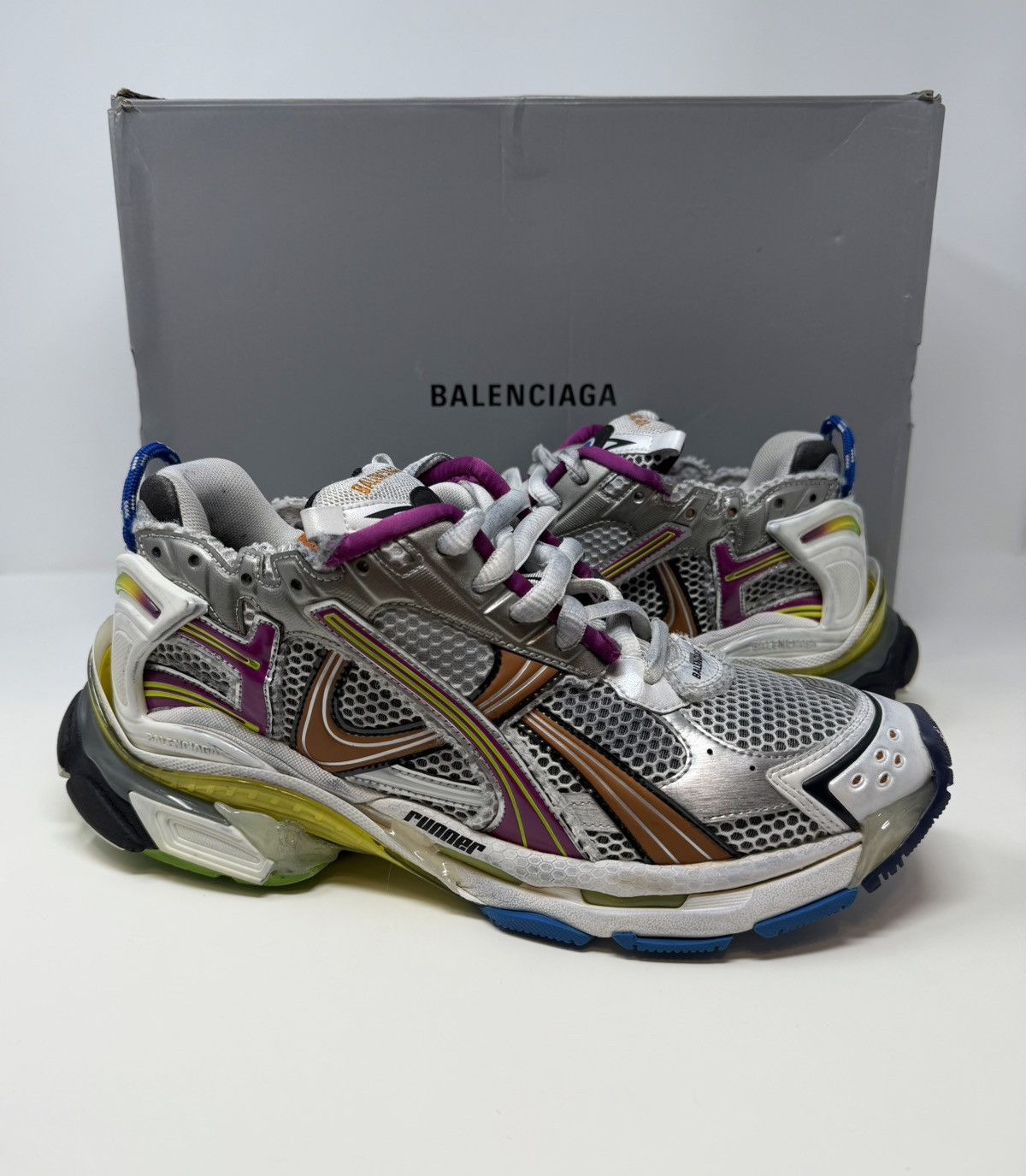 Balenciaga Balenciaga Runner Sneaker Multicolor New Season Size US 10 / EU 43 - 1 Thumbnail