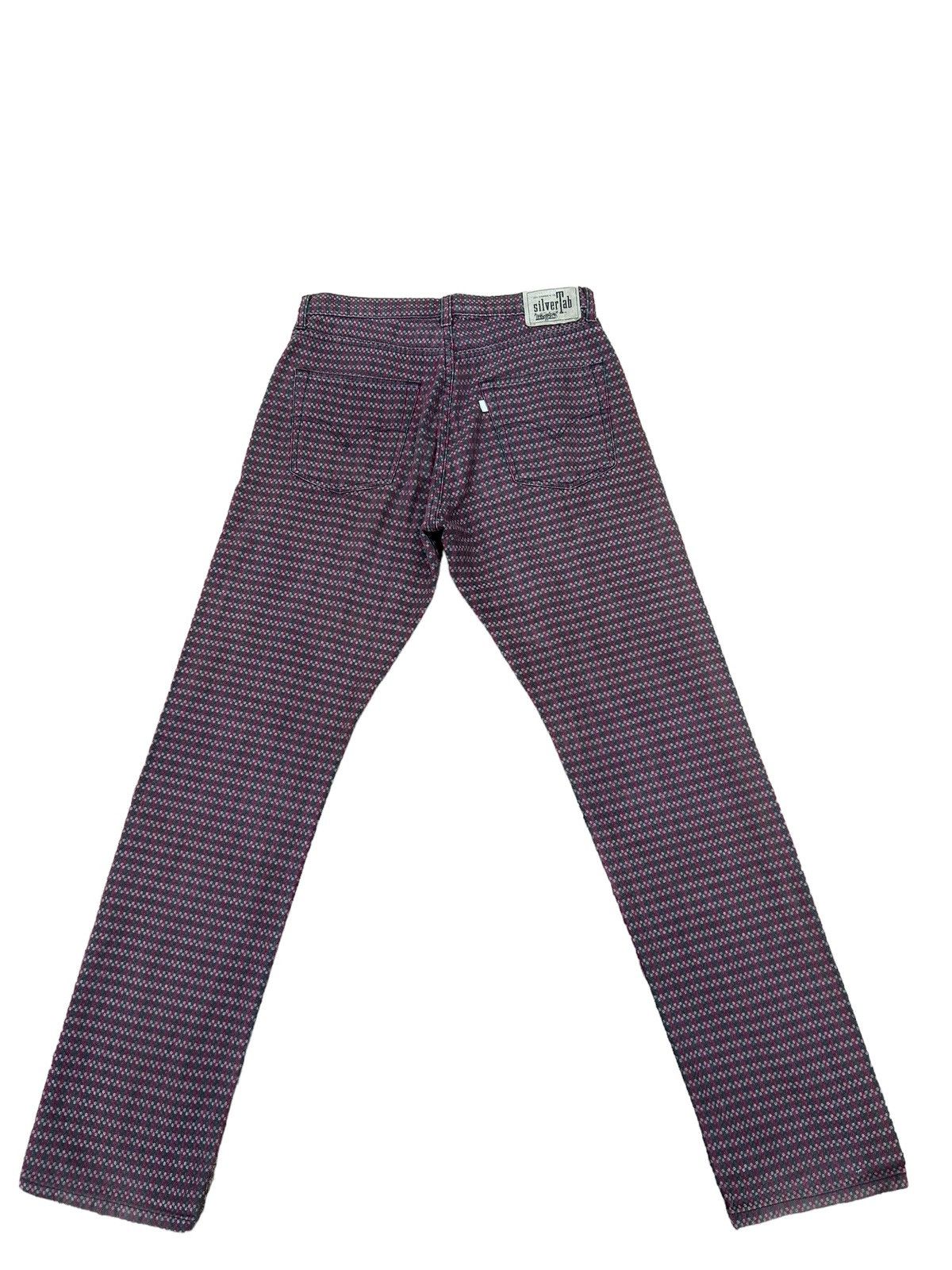 Levi's Vintage 90s Levi’s Silvertab Boy’s Cut Embroidery Checkered Size US 30 / EU 46 - 2 Thumbnail