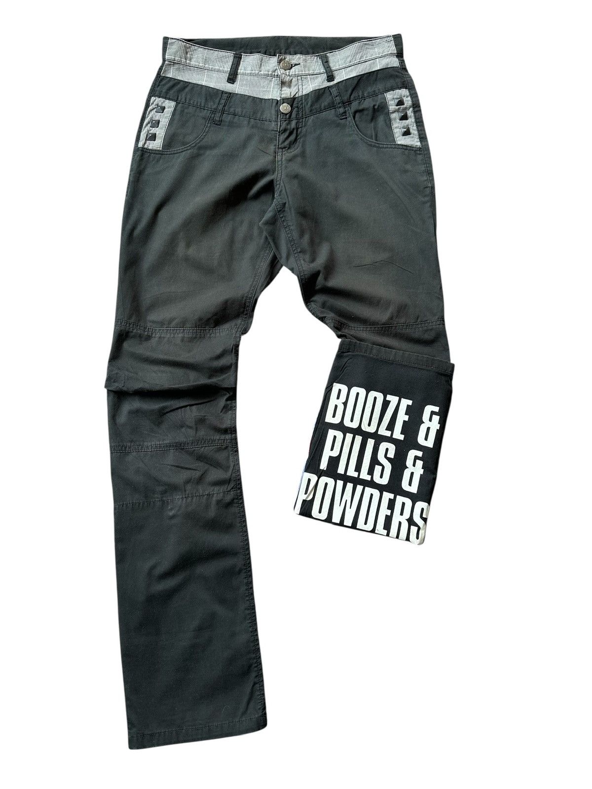 PPFM 2009 PPFM '' Booze, Pills, Powders'' double waist pants Size US 32 / EU 48 - 6 Thumbnail