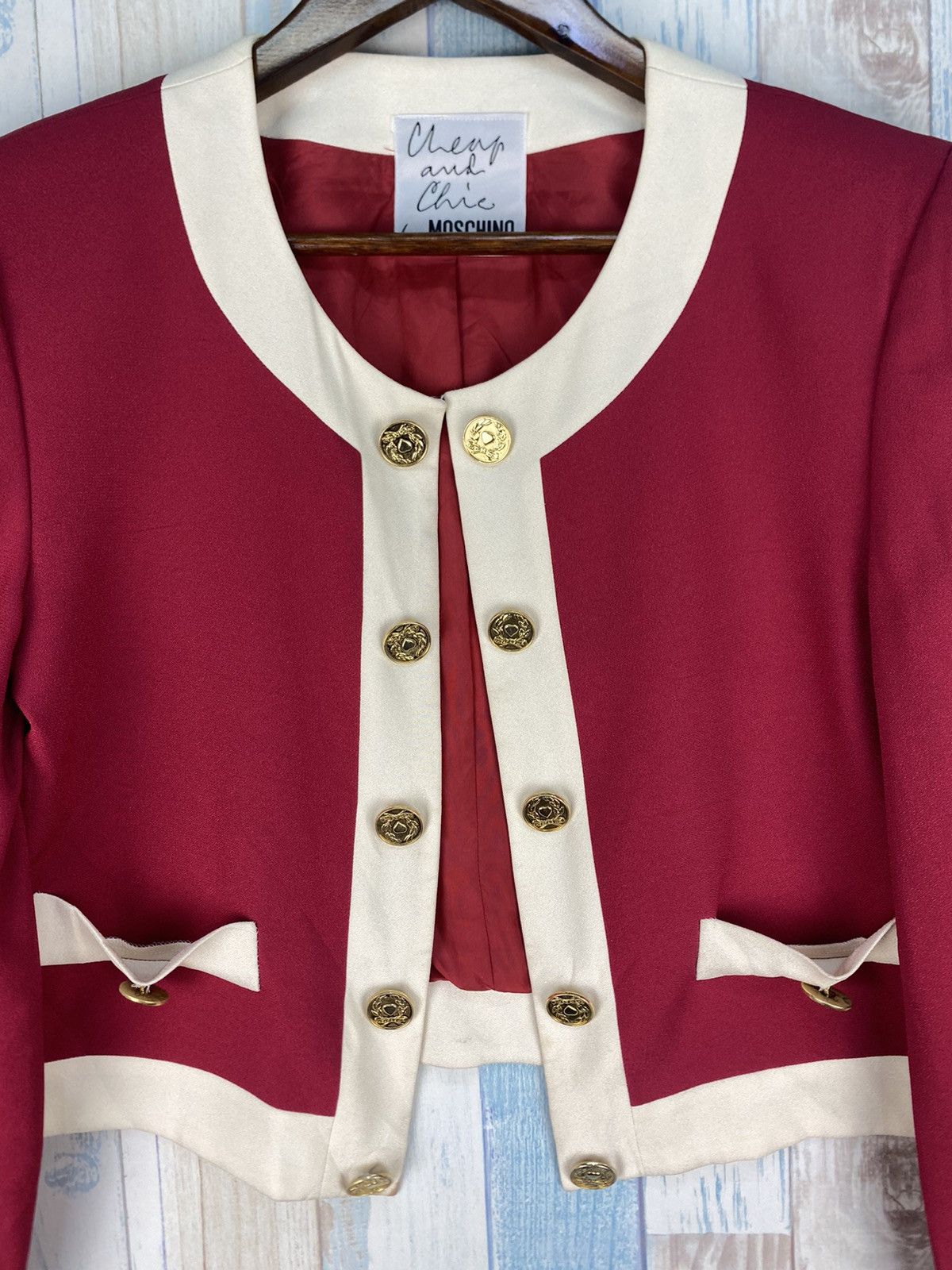Moschino Vintage Moschino Jacket Size S / US 4 / IT 40 - 4 Thumbnail