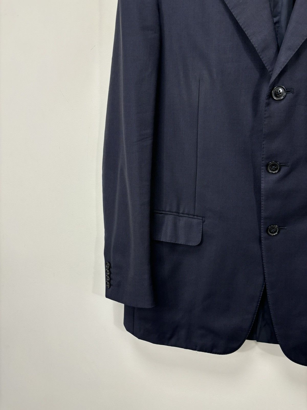 Ermenegildo Zegna Ermenegildo Zegna Men’s 3-Buttons Navy Wool Blazer Jacket Size 40R - 6 Thumbnail