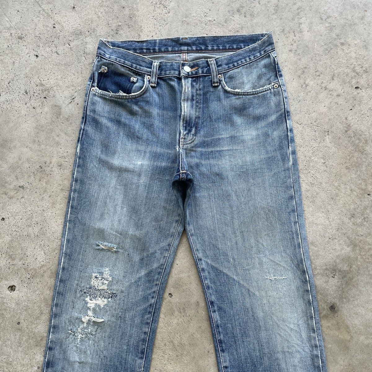 Edwin × Japanese Brand × Jean W32x30.5 Vintage Edwin Jeans Faded Pants Denim Size US 32 / EU 48 - 3 Thumbnail