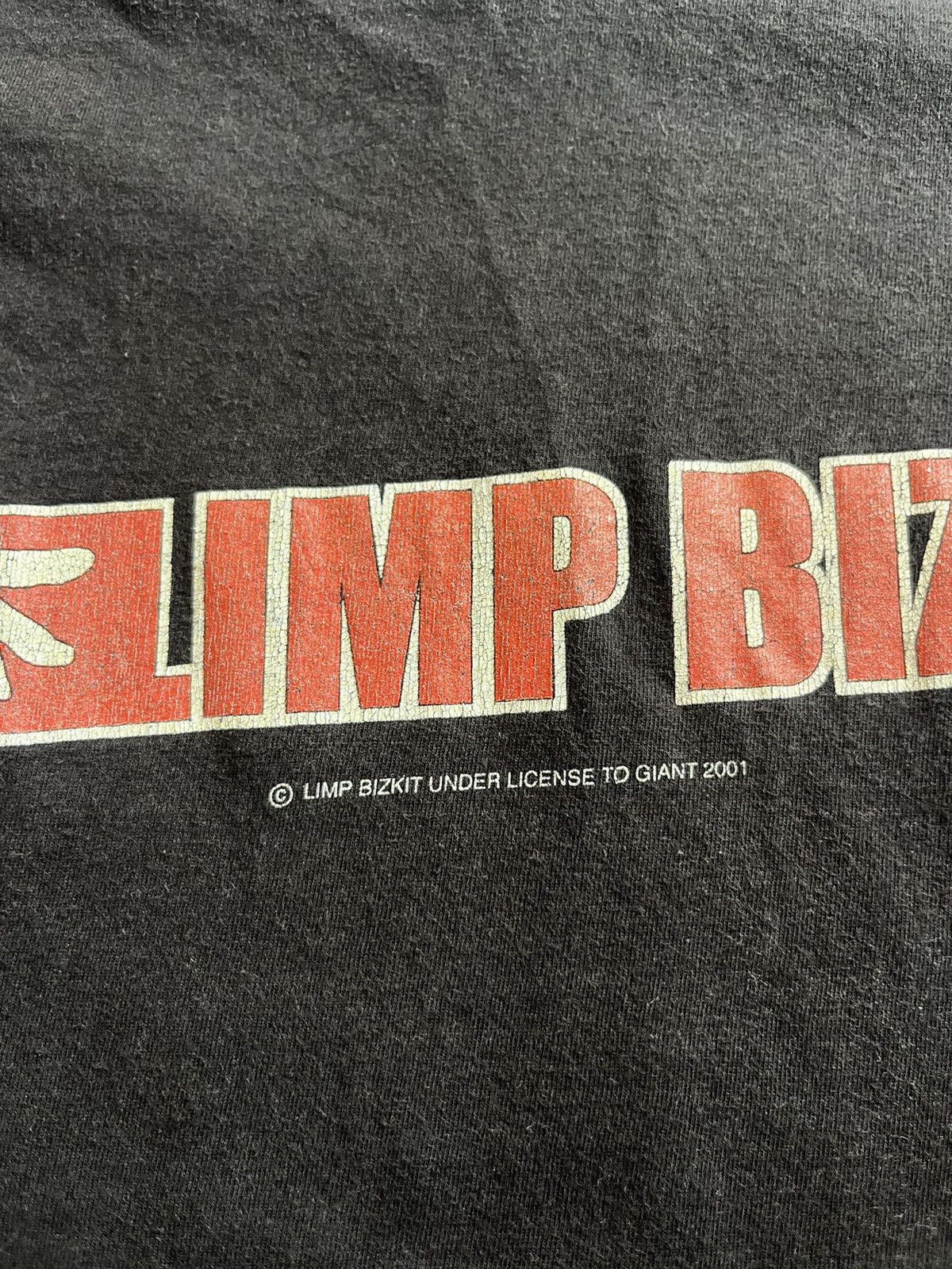 Band Tees Vintage LIMP BIZKIT 2001‘s Ringer ( V neck ) Tshirt Size US L / EU 52-54 / 3 - 7 Thumbnail
