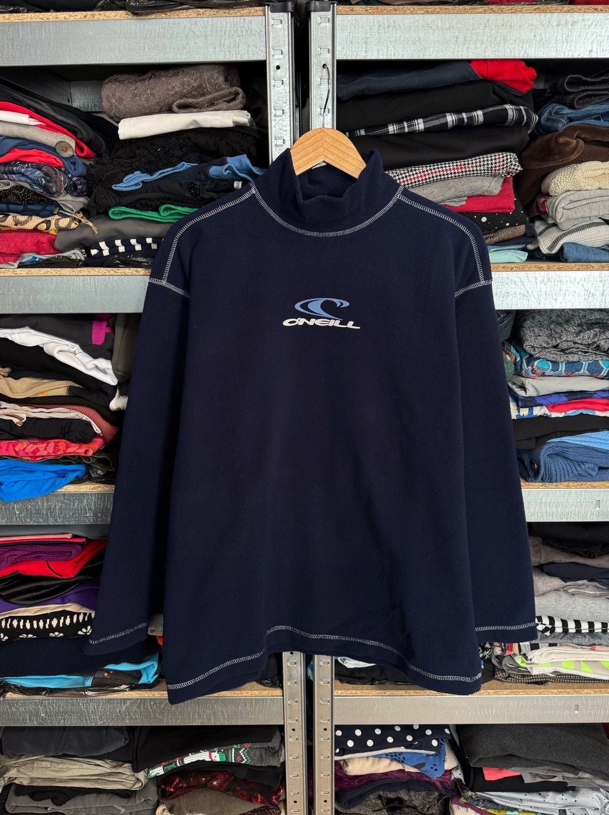 O'Neill Vintage O’Neill Fleece Big Logo Back Jacket Y2K Sweatshirt Size US M / EU 48-50 / 2 - 3 Thumbnail