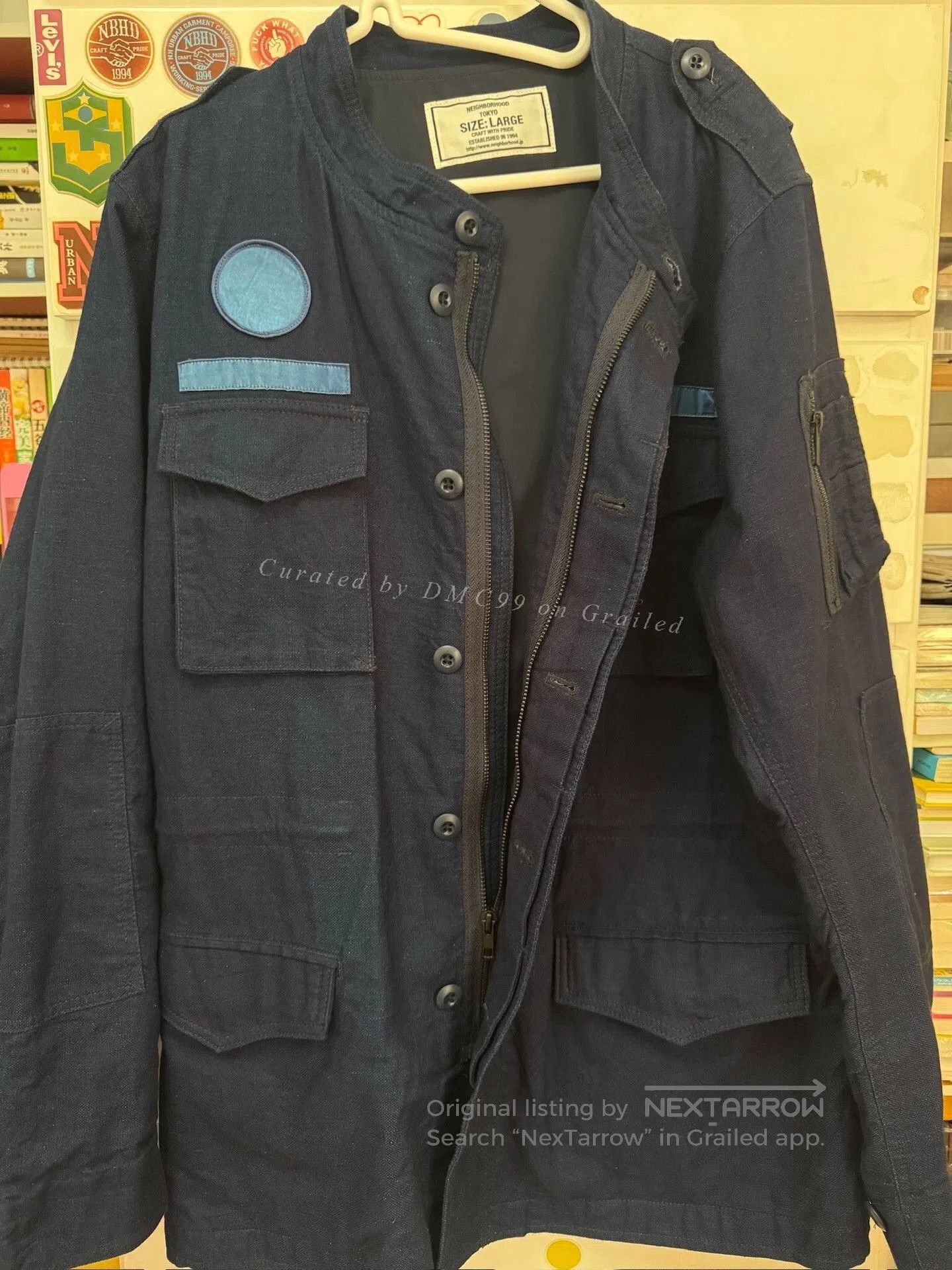 Wtaps Neighborhood 18ss M65 Indigo Military Jacket. Size US L / EU 52-54 / 3 - 5 Thumbnail