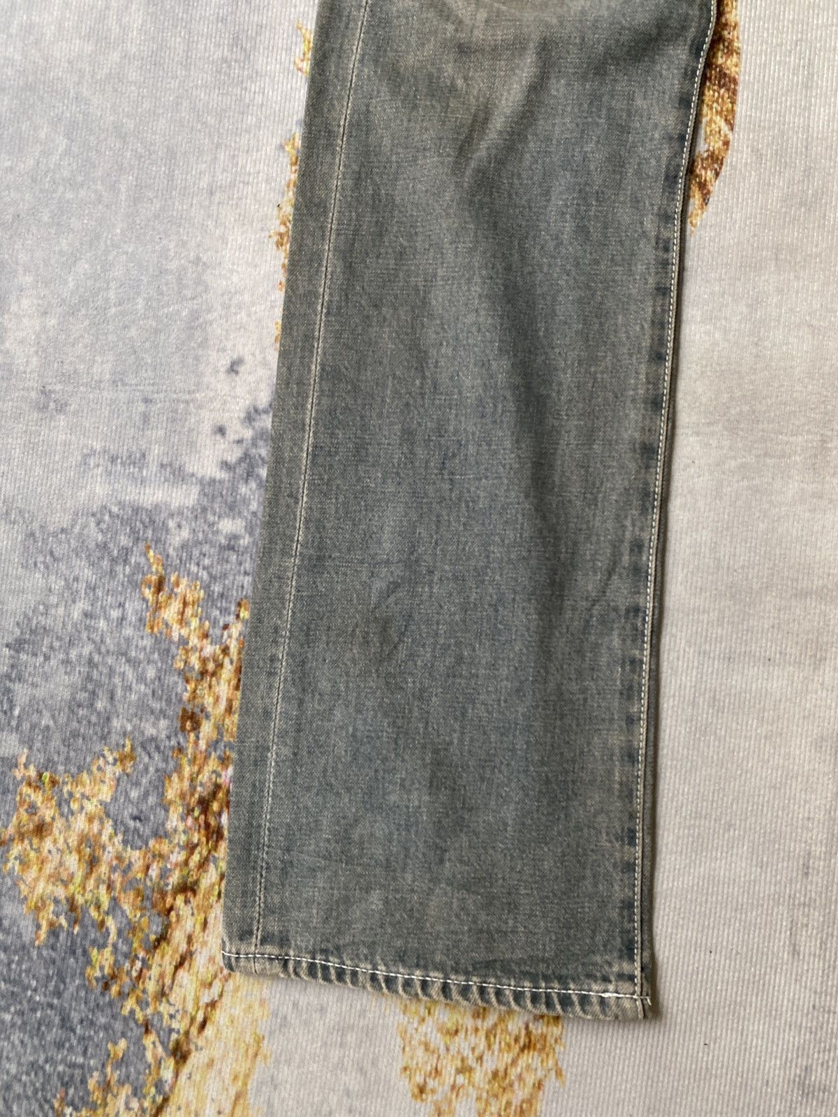 Japanese Brand × Paul Smith × Paul Smith Red Ear Red Ear Paul Smiths Rusty Washed Faded Denim Size US 31 - 6 Thumbnail