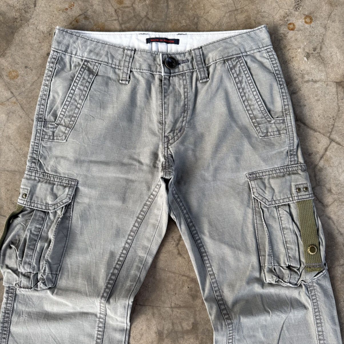 Japanese Brand Vintage Made in Nippon Flare Bootcut Cargo Pants W28 Size US 28 / EU 44 - 4 Thumbnail