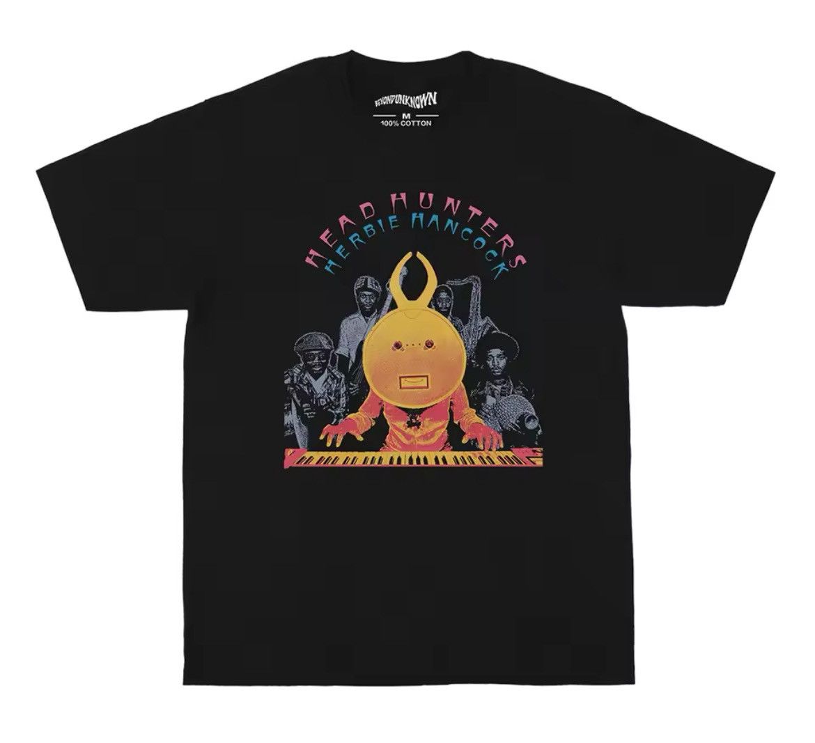 Japanese Brand × Vintage Head Hunters Stevie Wonder Graphic Printed Cotton Tshirt Size US S / EU 44-46 / 1 - 2 Thumbnail