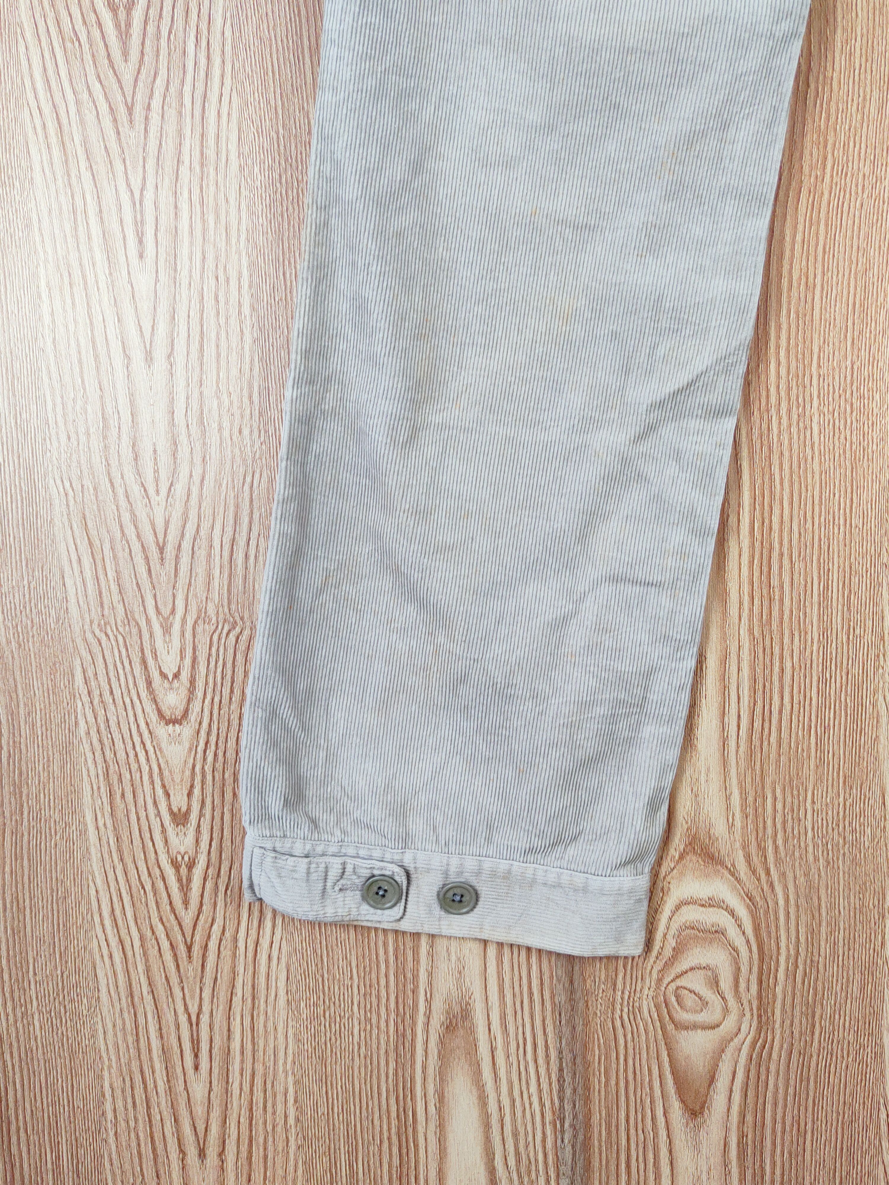 Slick Slick Gray Multipocket Corduroy Cargo Pants #W199 Size US 32 / EU 48 - 9 Thumbnail
