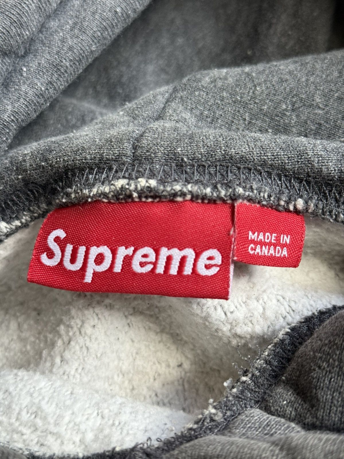 Supreme 1999 Supreme Charcoal Grey box logo hoodie Size US L / EU 52-54 / 3 - 5 Thumbnail