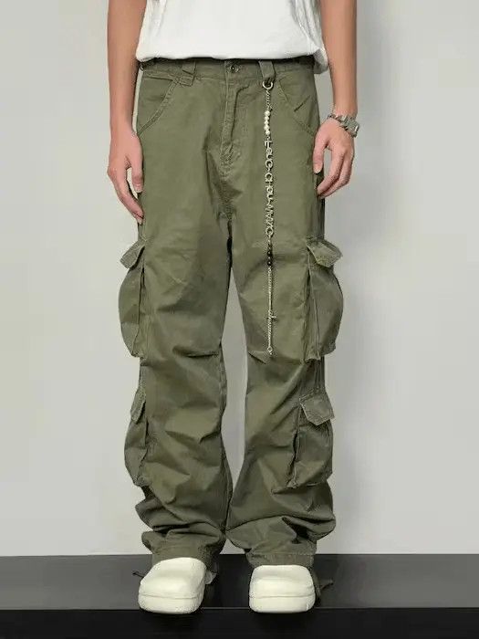 VIBE Street retro multi-pocket cargo casual pants Size US 34 / EU 50 - 3 Thumbnail