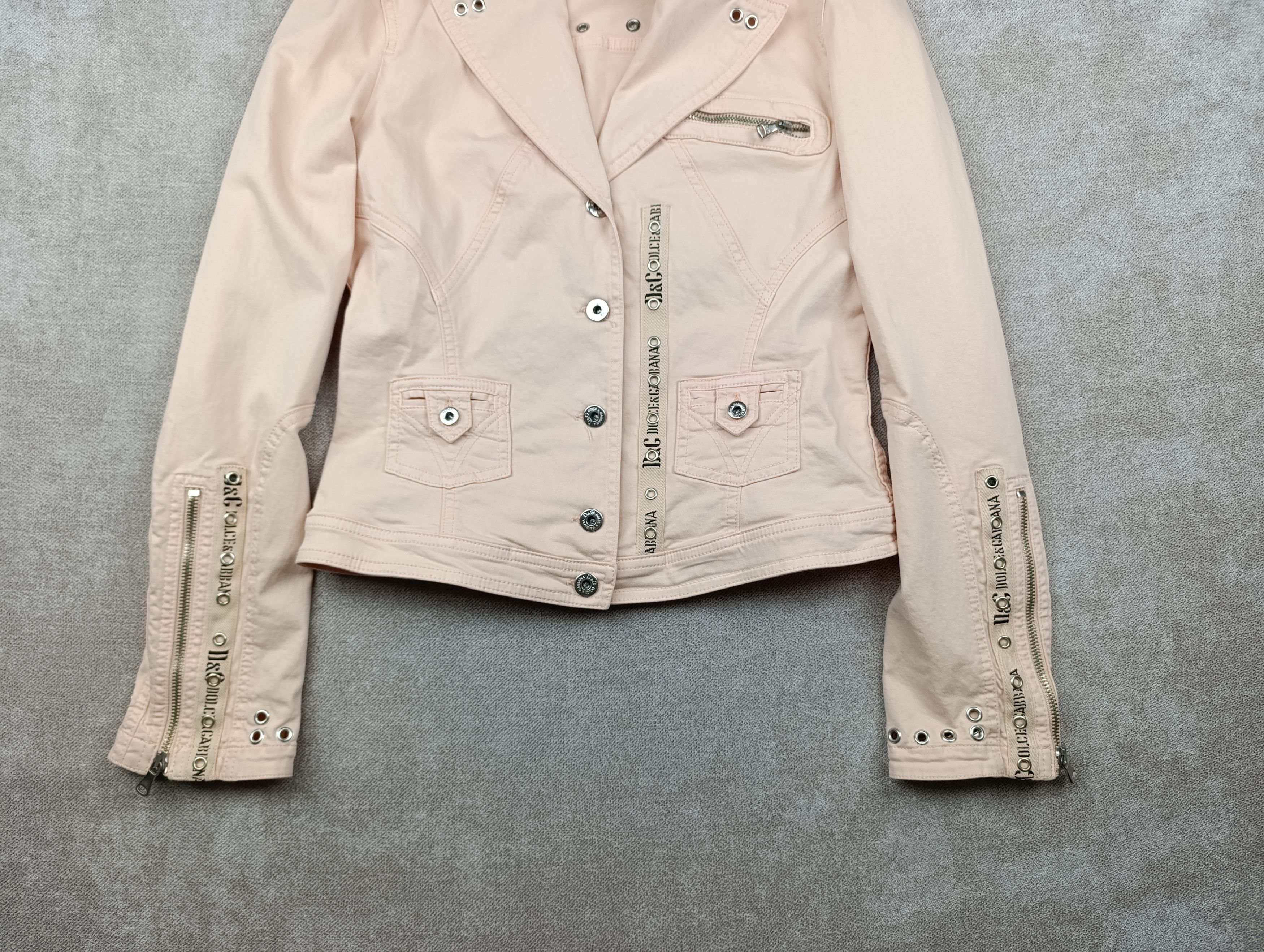 Dolce & Gabbana Vintage D&G Dolce & Gabbana Y2K Moto Biker Jacket Womens Size M / US 6-8 / IT 42-44 - 5 Thumbnail