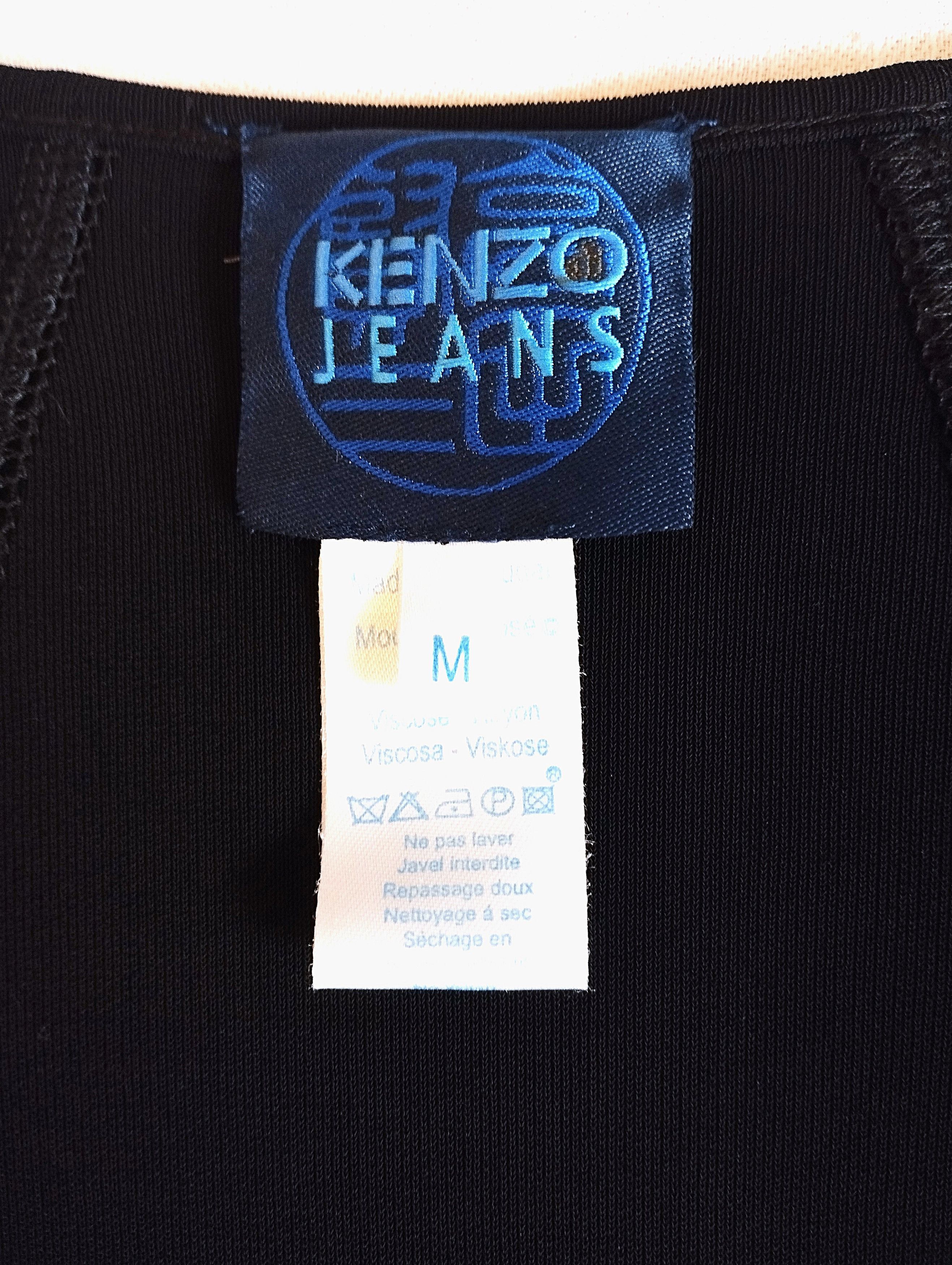 Kenzo Kenzo Robe Soirée Souple Sigle Dos Relief TS Size S / US 4 / IT 40 - 4 Thumbnail