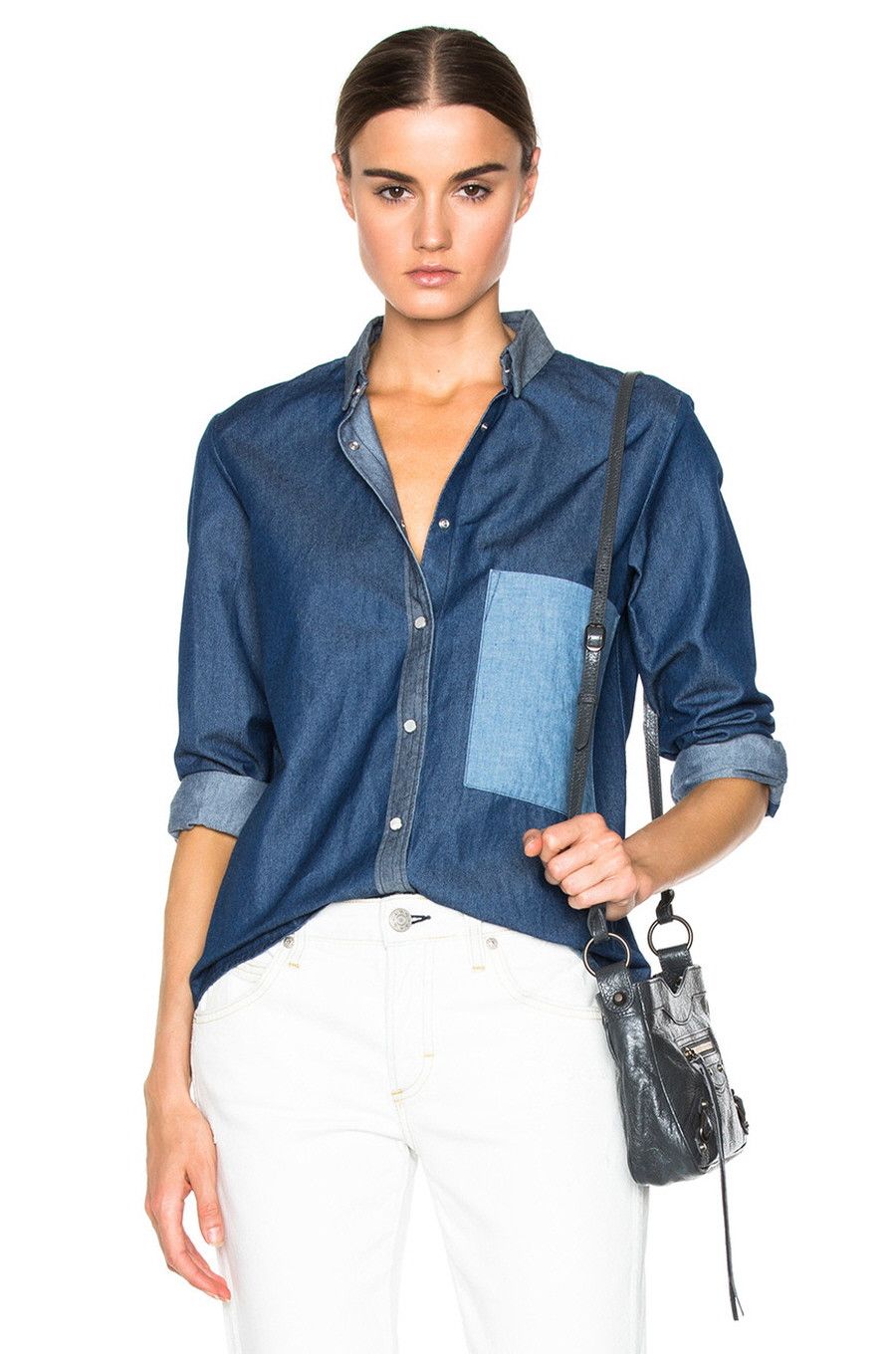 Golden Goose golden goose a7 denim patch shirts Size L / US 10 / IT 46 - 6 Thumbnail