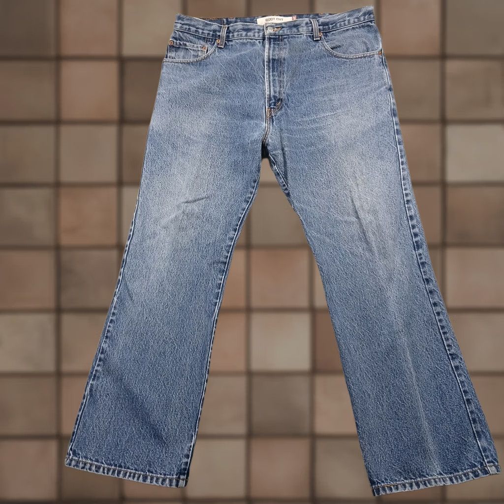 Levi's Levi's 517 Bootcut Jeans Mens W40 L30 Blue Denim Classic Fit Straight Slant Size US 40 / EU 56 - 1 Thumbnail