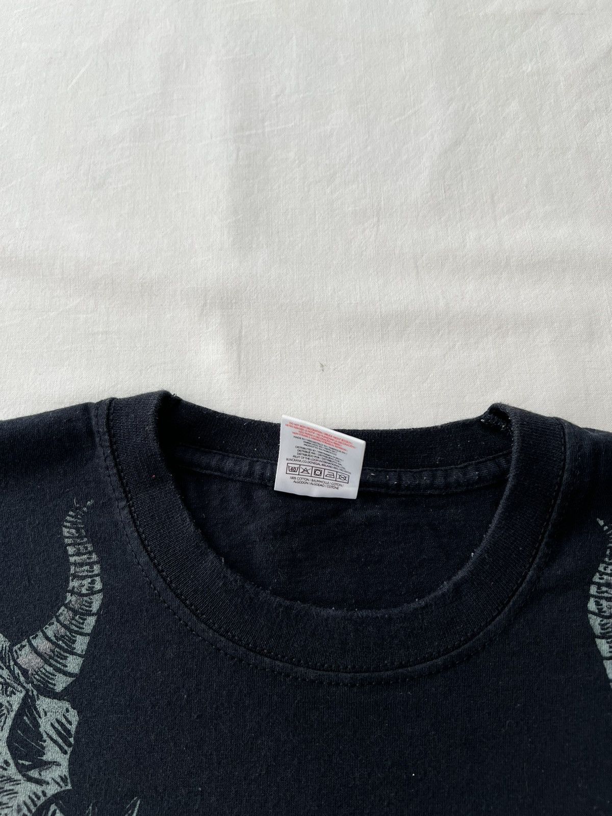 Band Tees Vintage 2009 Slayer Skull Metal Band Y2k Black T-shirt Size US L / EU 52-54 / 3 - 12 Thumbnail