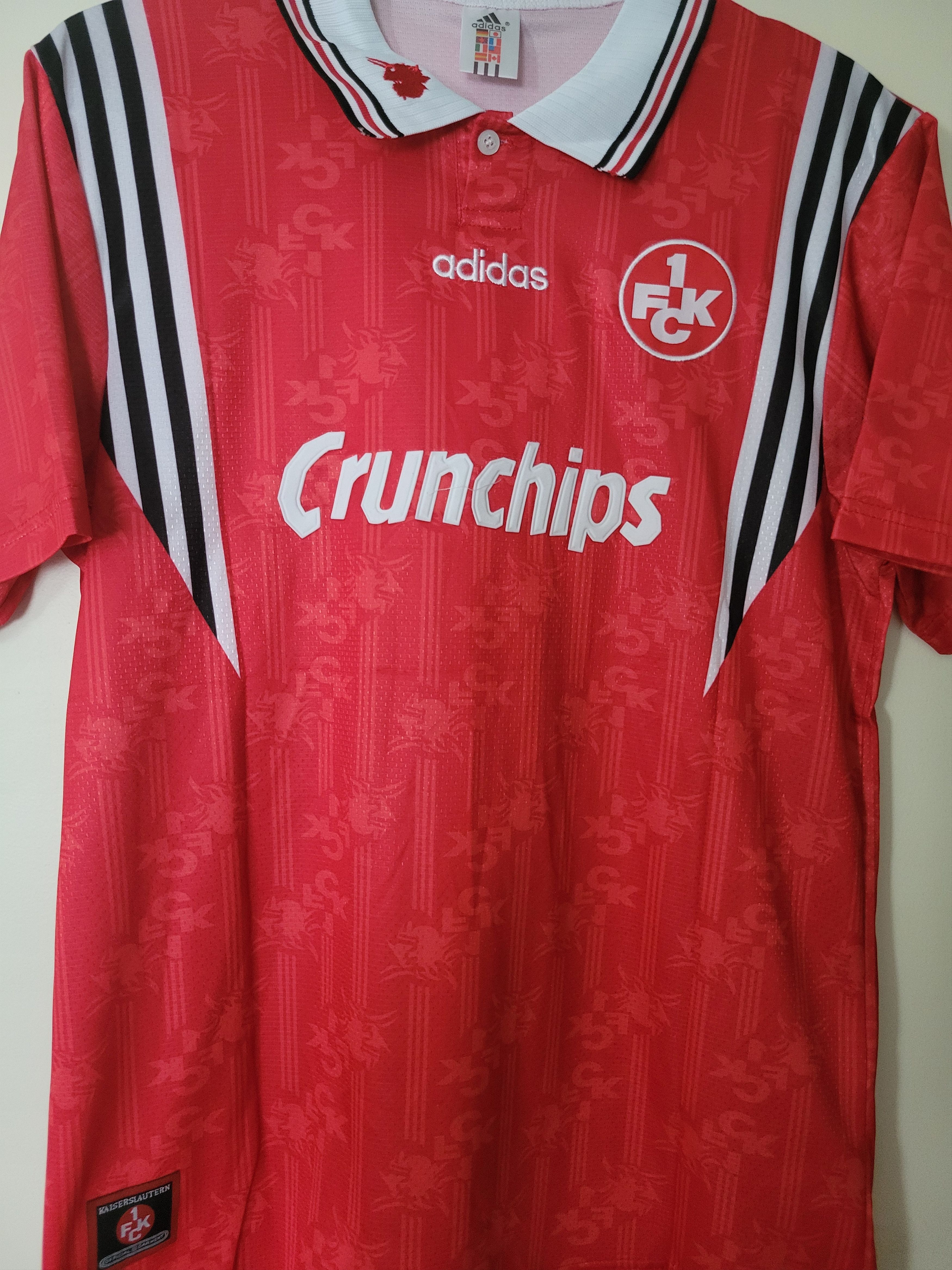 Other Brehme 6 Kaiserslautern 1997 Fußball vintage Trikot Jersey Size US L / EU 52-54 / 3 - 6 Thumbnail
