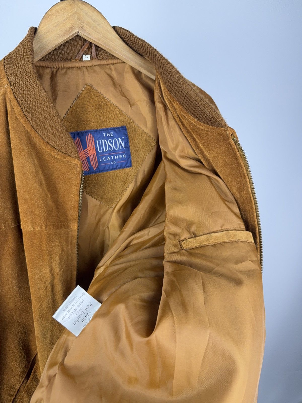 Leather Vintage Western Cowboy Leather MOTO Bomber Jacket Rock Punk Size US L / EU 52-54 / 3 - 8 Thumbnail