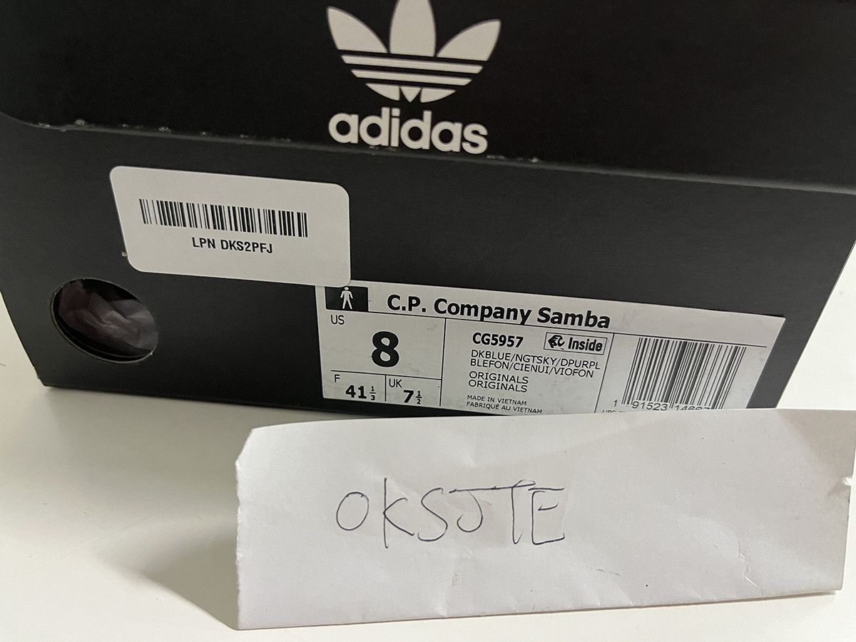 Adidas × C.P. Company C.P Company x adidas Samba Blue us 8 Size US 8 / EU 41 - 3 Thumbnail