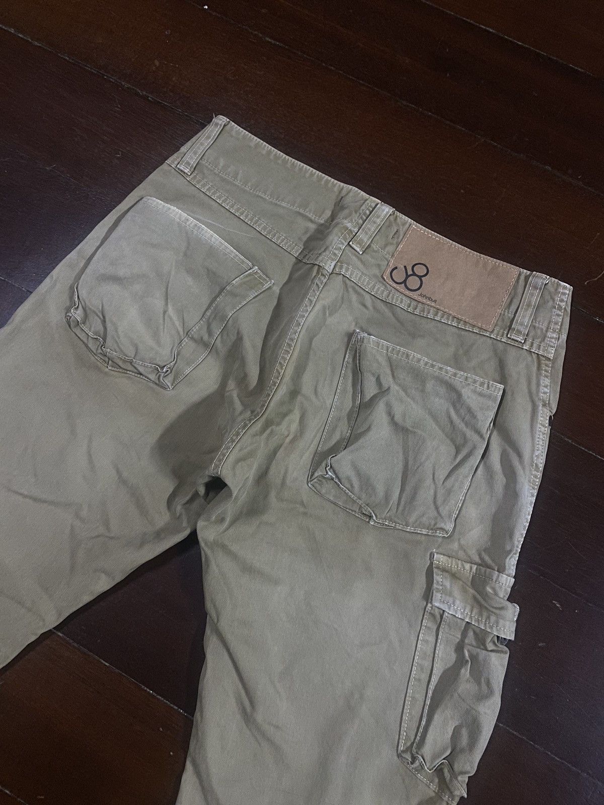 Blue Blue Japan Rare JOHNBULL cargo Denim Jeans faded Size US 31 - 13 Thumbnail