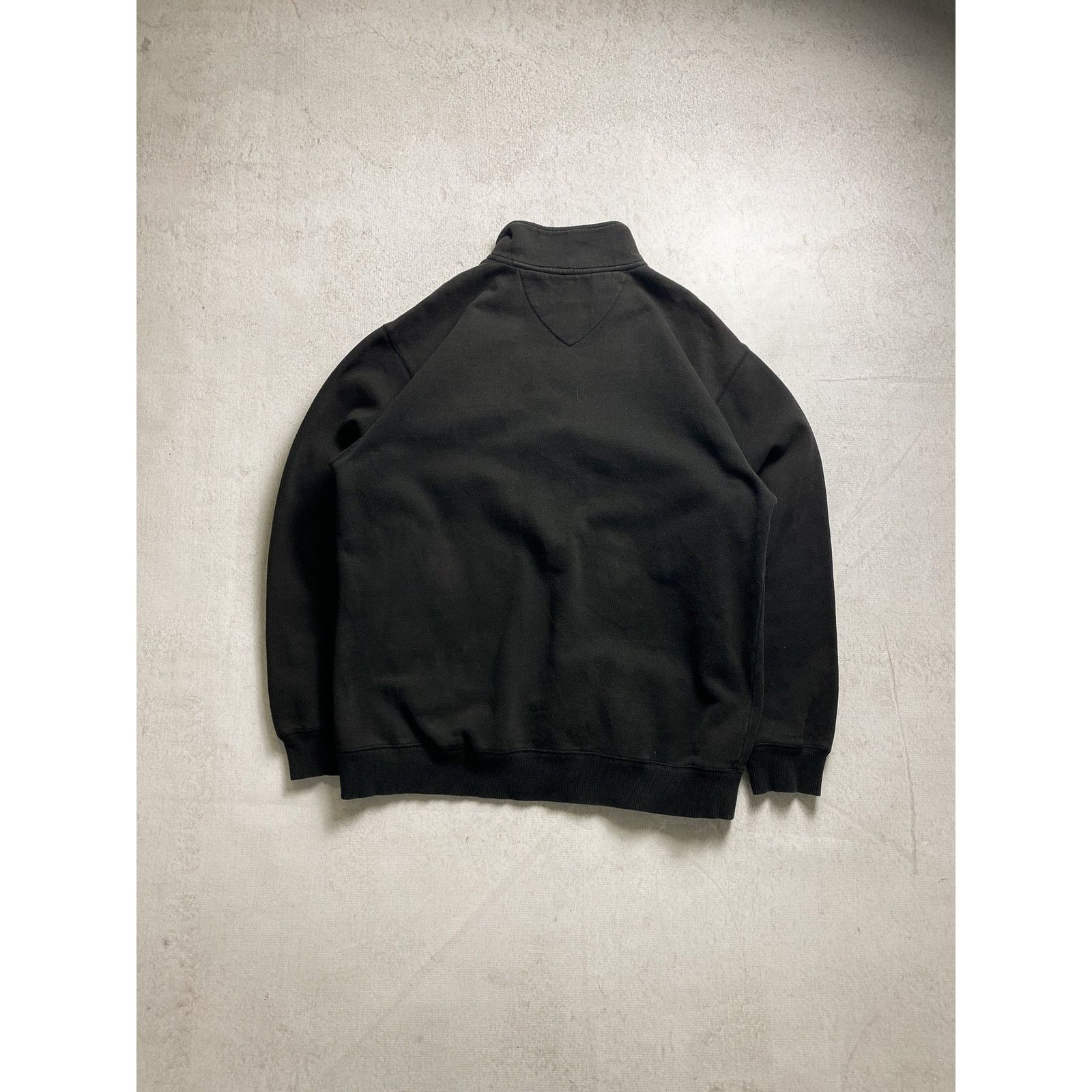 Fila Vintage 90s Fila Black 1/4 Zip Sweatshirt - Women's XL Size XL / US 12-14 / IT 48-50 - 2 Thumbnail