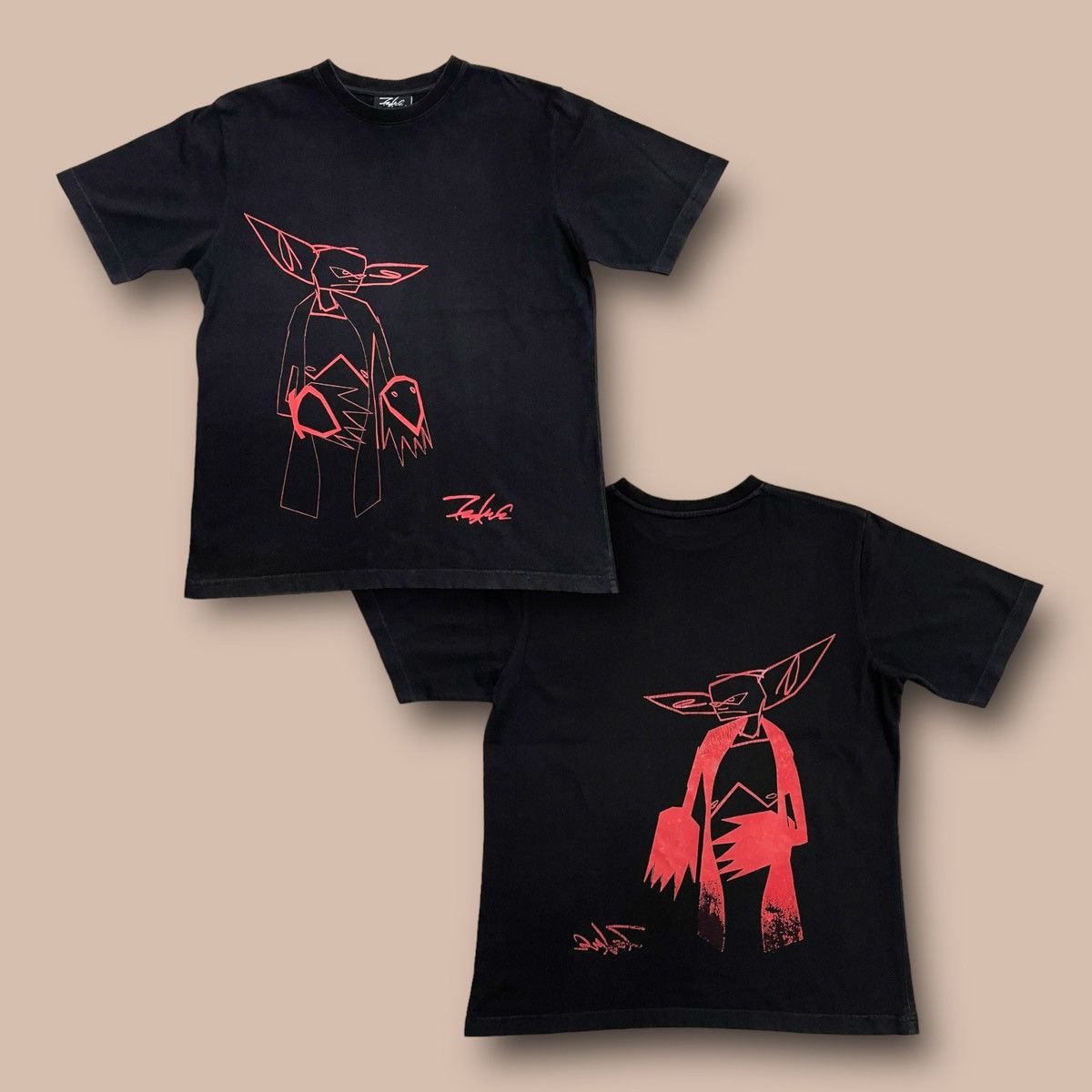 Futura FUTURA 2000 ALIEN CHARACTER TEE Size US L / EU 52-54 / 3 - 1 Thumbnail