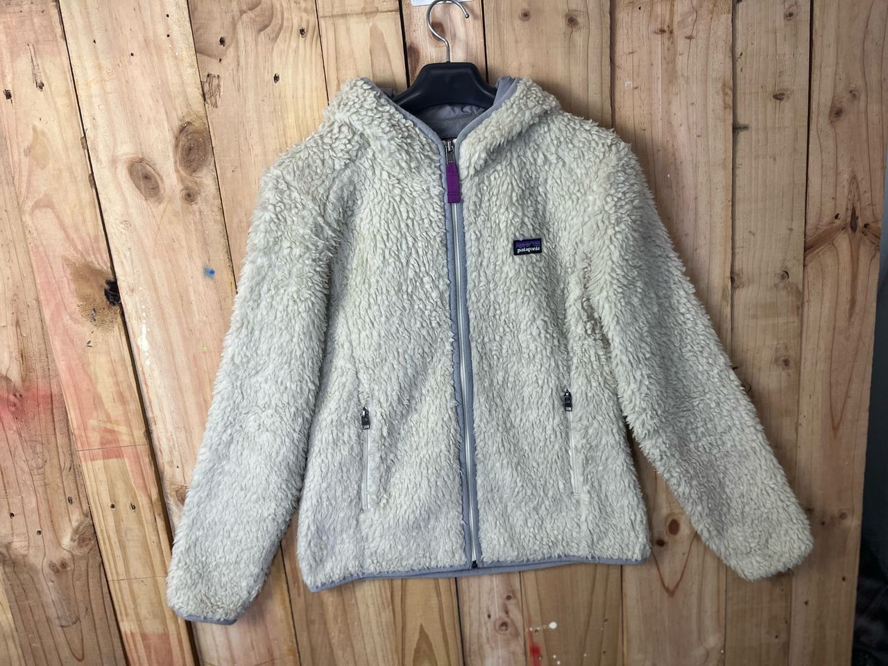 Designer × Patagonia × Vintage Patagonia Women Fleece Hoodie Jacket Size M / US 6-8 / IT 42-44 - 1 Thumbnail