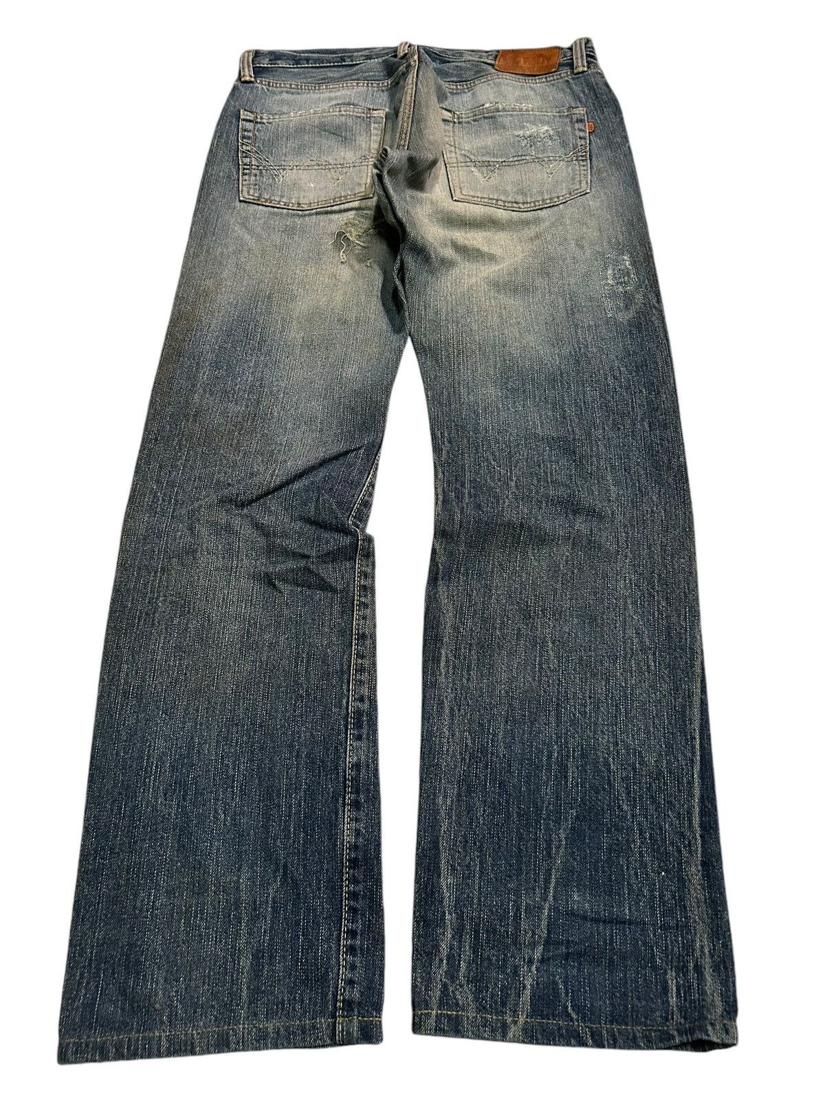 Japanese Brand × Kapital × Vintage Vtg Edwin505 Selvedge Distressed Grunge Rock Punk Denim ☠️🎌🎌 Size US 34 / EU 50 - 15 Thumbnail