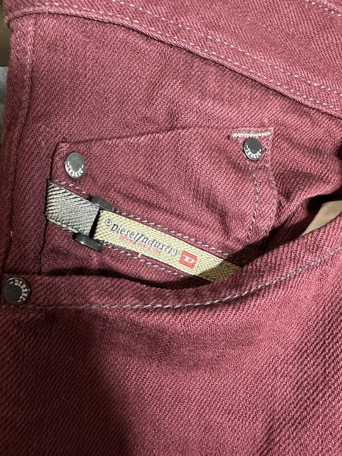 Diesel × Vintage 34/32 Diesel Industry Darron Men’s Denim Jeans Y2K Size US 34 / EU 50 - 9 Thumbnail