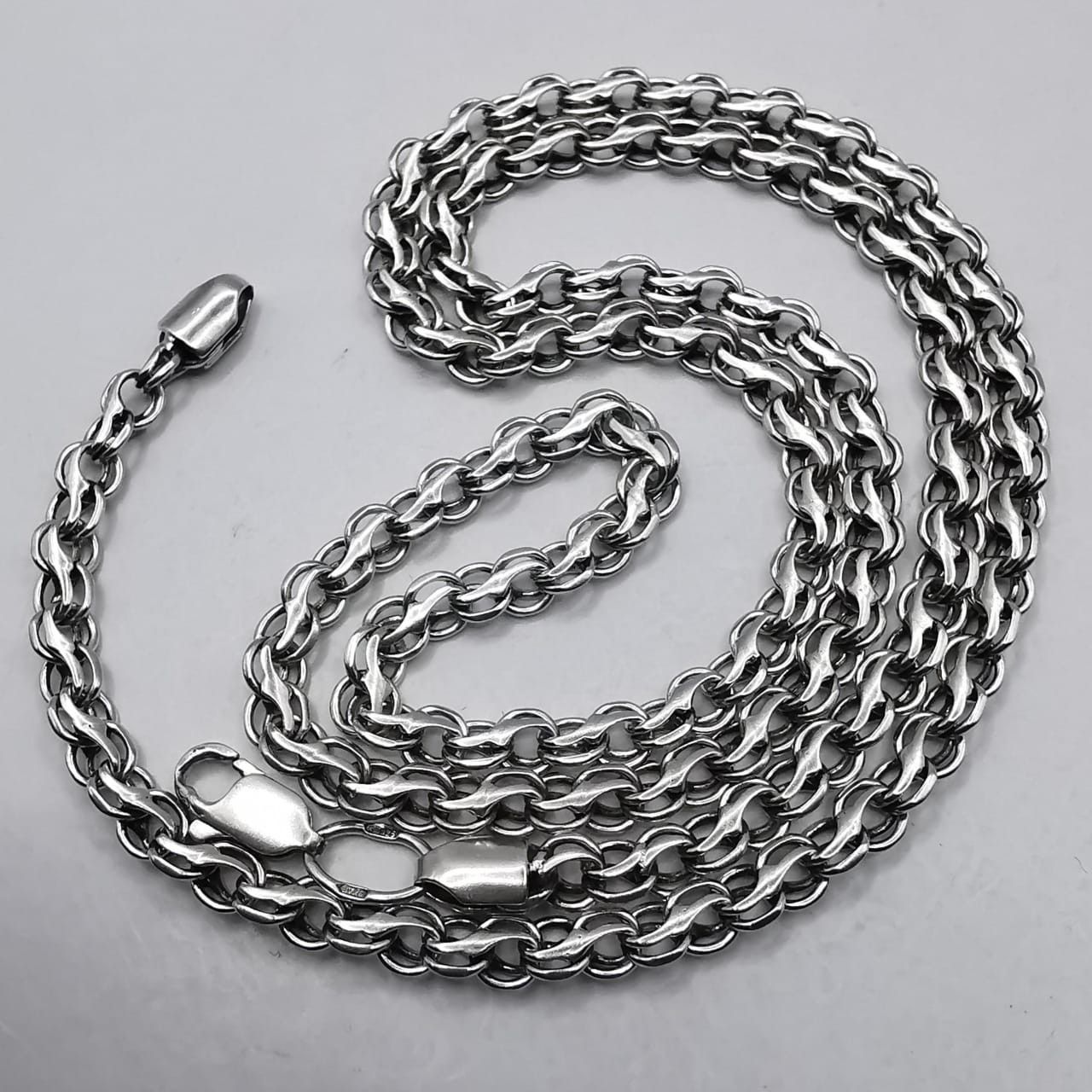 Jewelry Chain, 925 Sterling Silver, Signed 17,79G, Men's