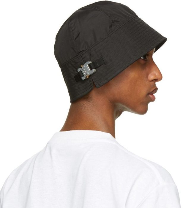 Alyx 1017 ALYX 9SM black narrow buckle bucket hat | Grailed