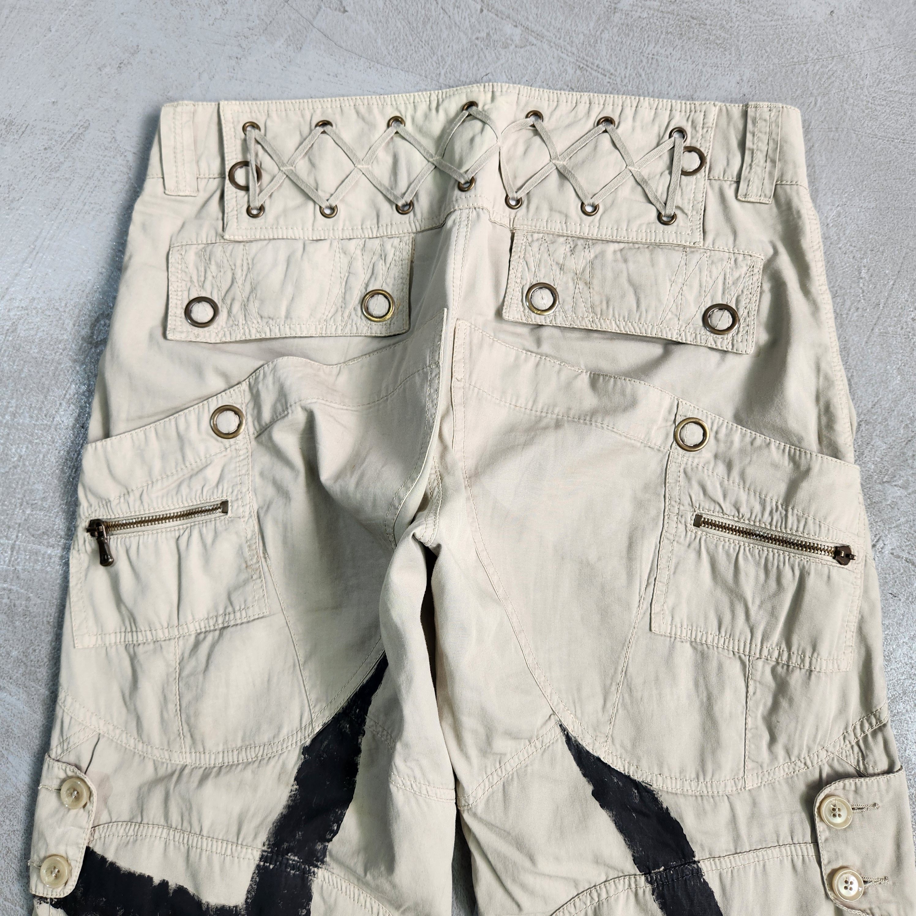 Dolce & Gabbana Dolce & Gabbana SS2004 Flight Reinforced runway cargo pant Size US 32 / EU 48 - 8 Thumbnail