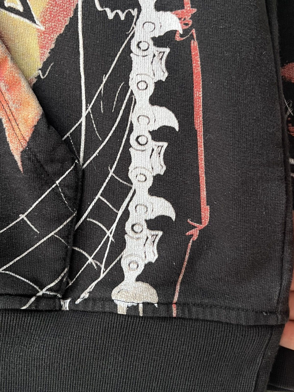 DEFEND PARIS Vintage Hoodie Defent Paris Over print Y2K style Size US L / EU 52-54 / 3 - 11 Thumbnail