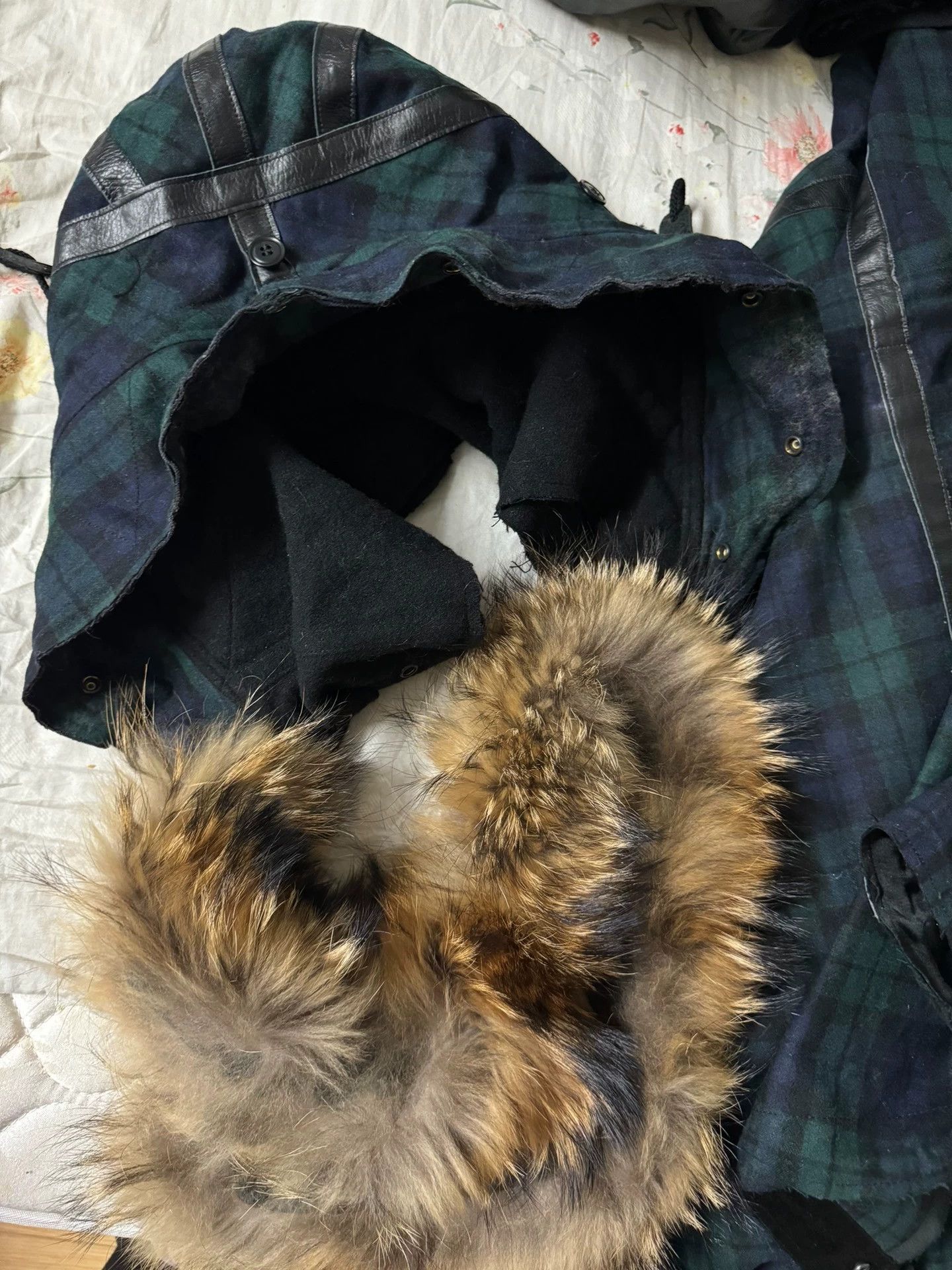 Undercover Undercover Teal Wool Down XL 3-Way Removable Liner Leather Size US XL / EU 56 / 4 - 7 Thumbnail
