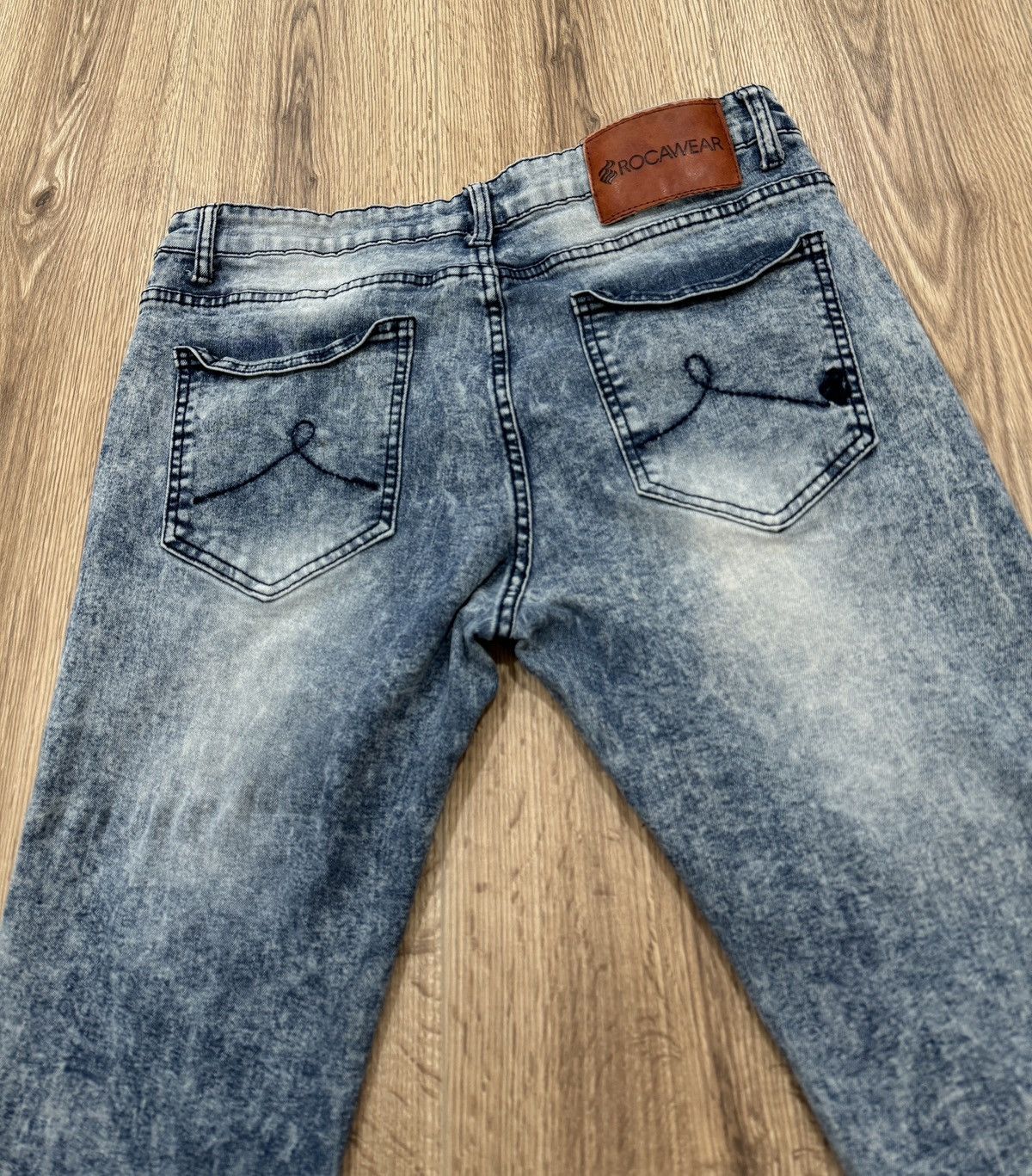 Vintage Y2K Rocawear JNCO Style Denim Jeans W36 L30