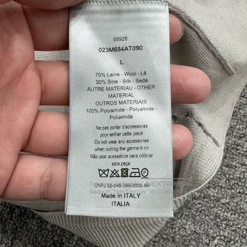 Dior Dior Co-branded cracked long knitwear Size US L / EU 52-54 / 3 - 3 Thumbnail