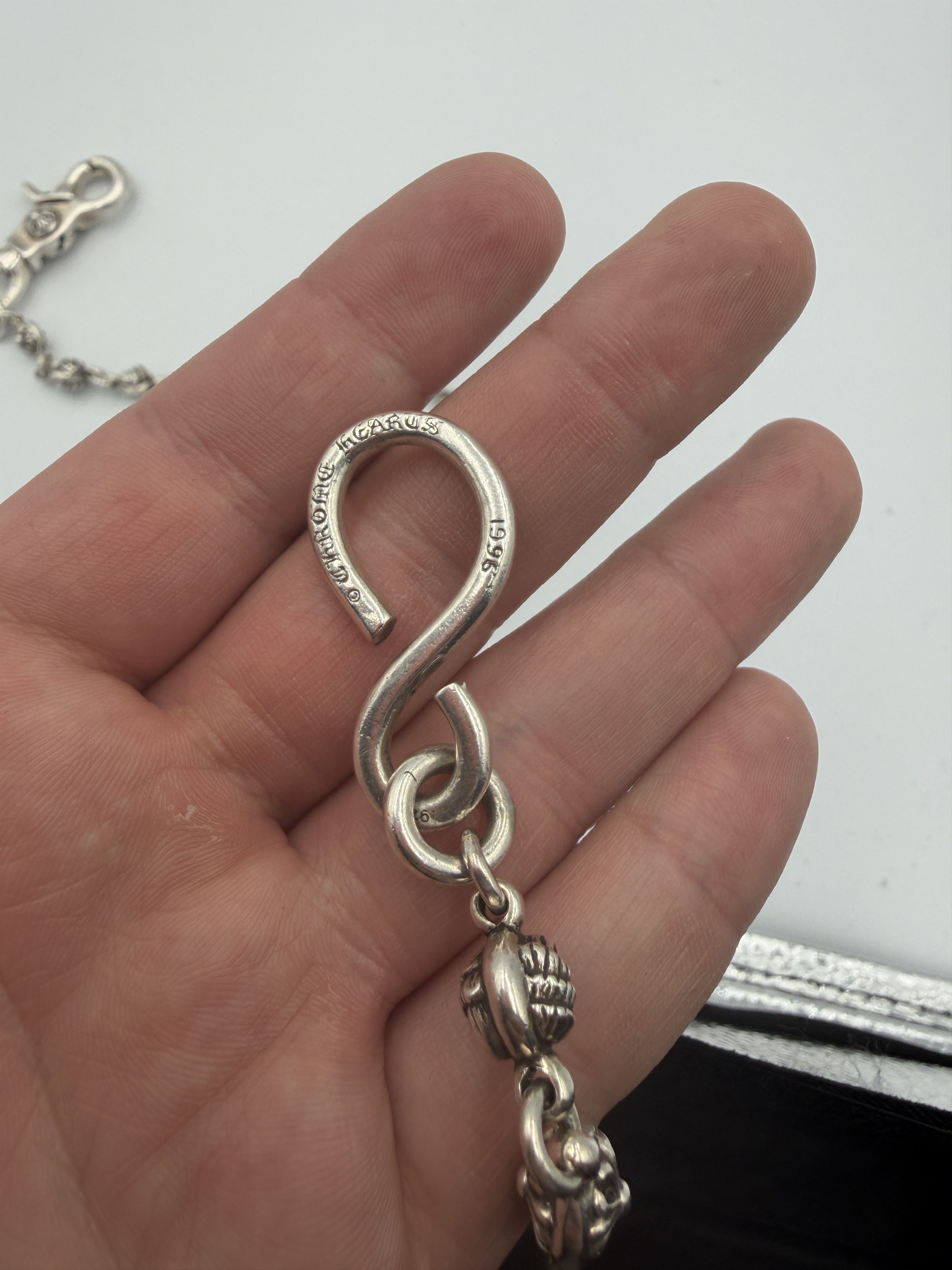 Chrome Hearts Chrome Hearts Sterling Silver Cross Ball Wallet Chain Size ONE SIZE - 6 Thumbnail